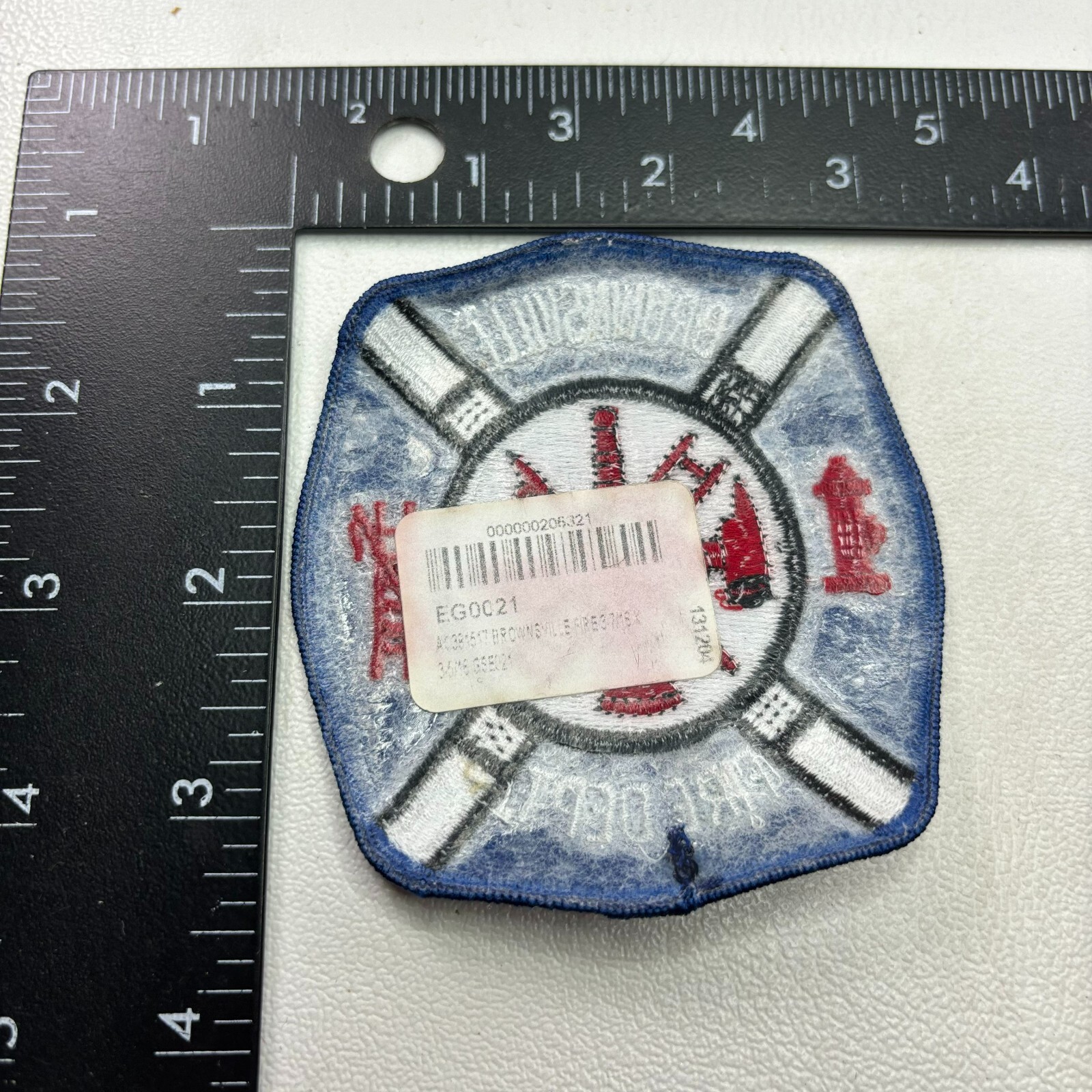 BROWNSVILLE FIRE DEPT. Patch (Firefighter) 44AA