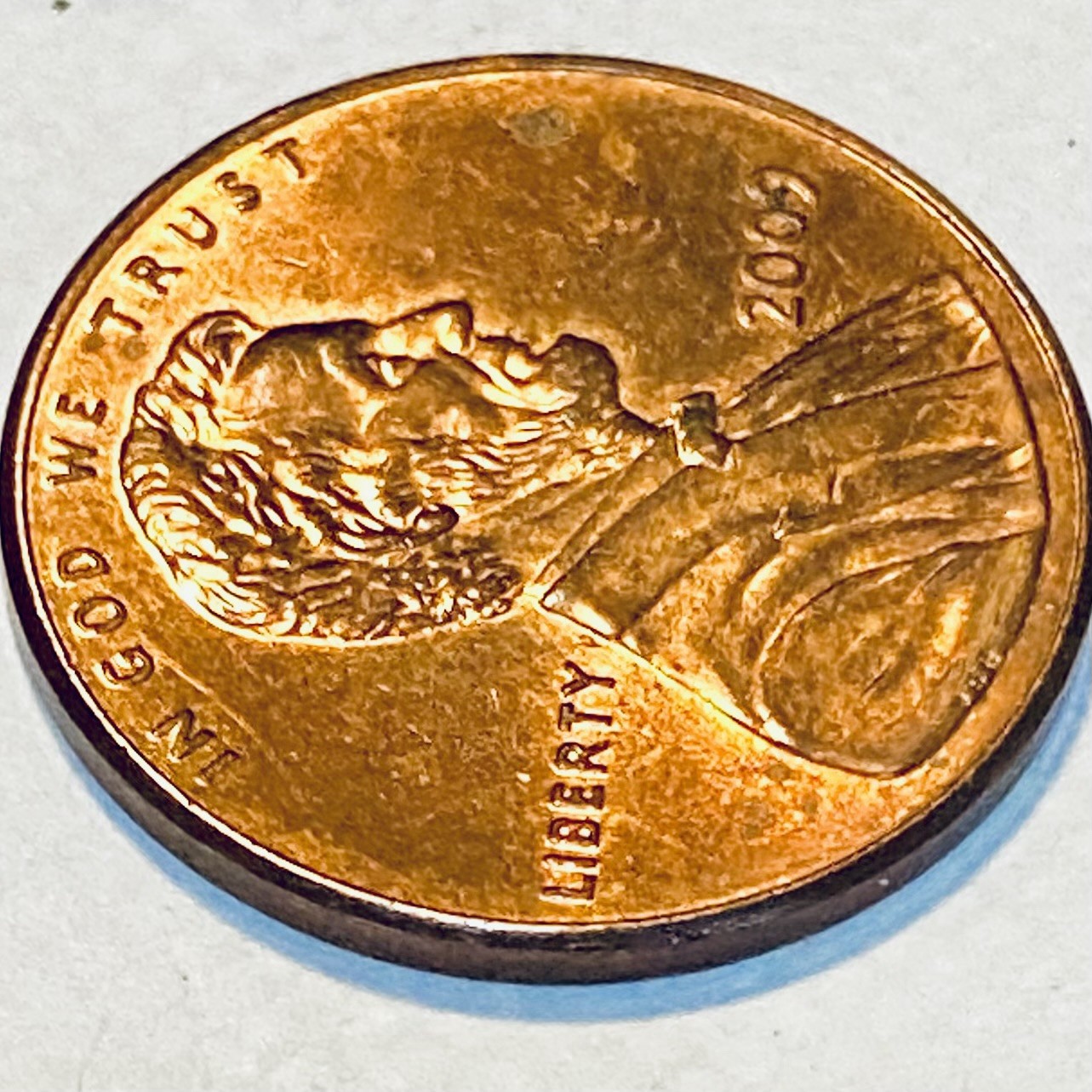 2009 lincoln memorial penny NO MINT MARK Error RARE
