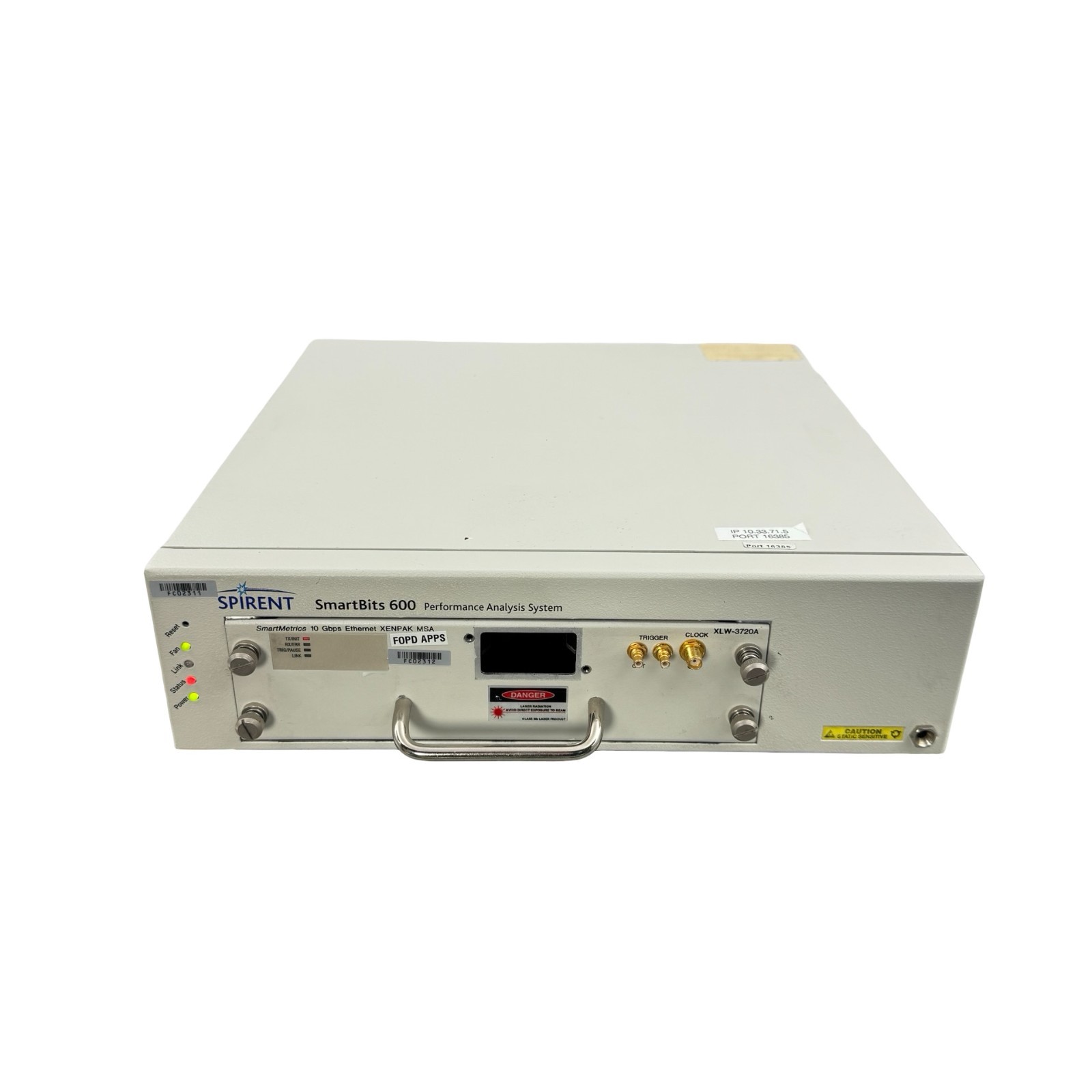Spirent SmartBits 600 Performance Analysis System