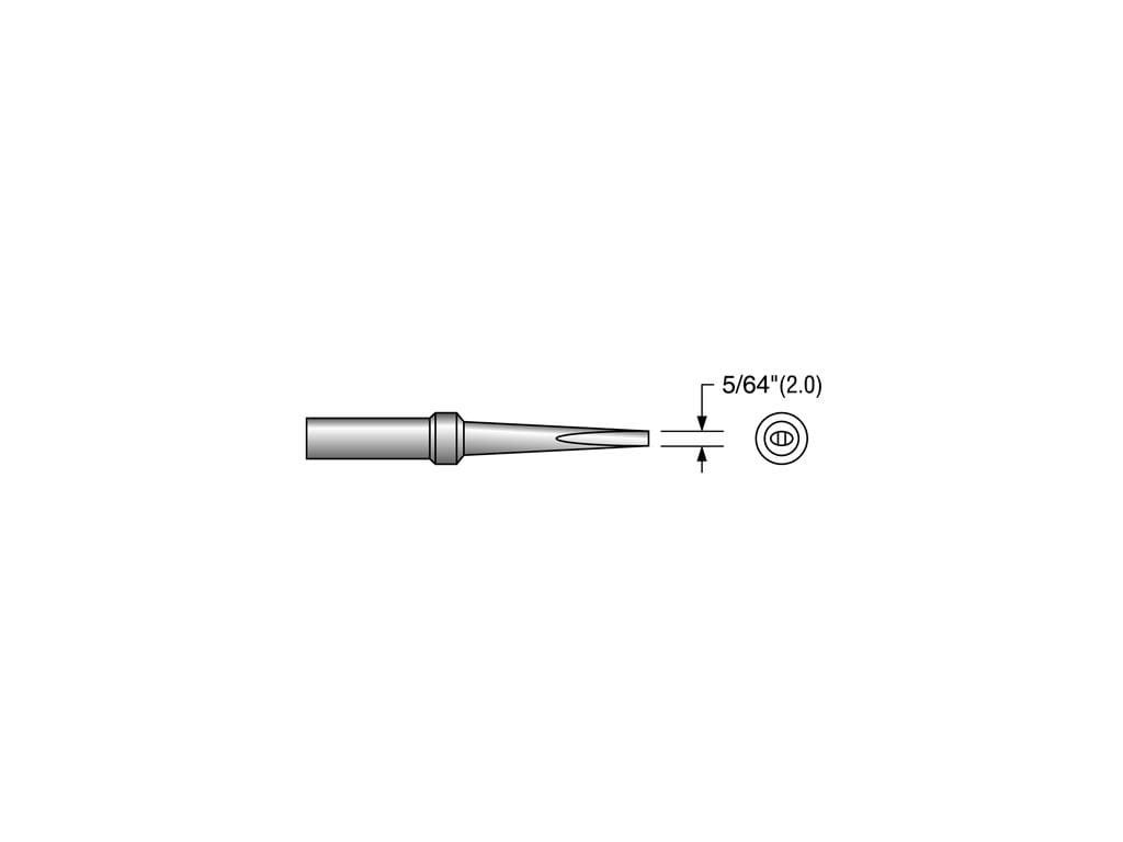 Techspray EW-306 - Plato Soldering Tip - Weller Compatible, Screwdriver, 2.0mm