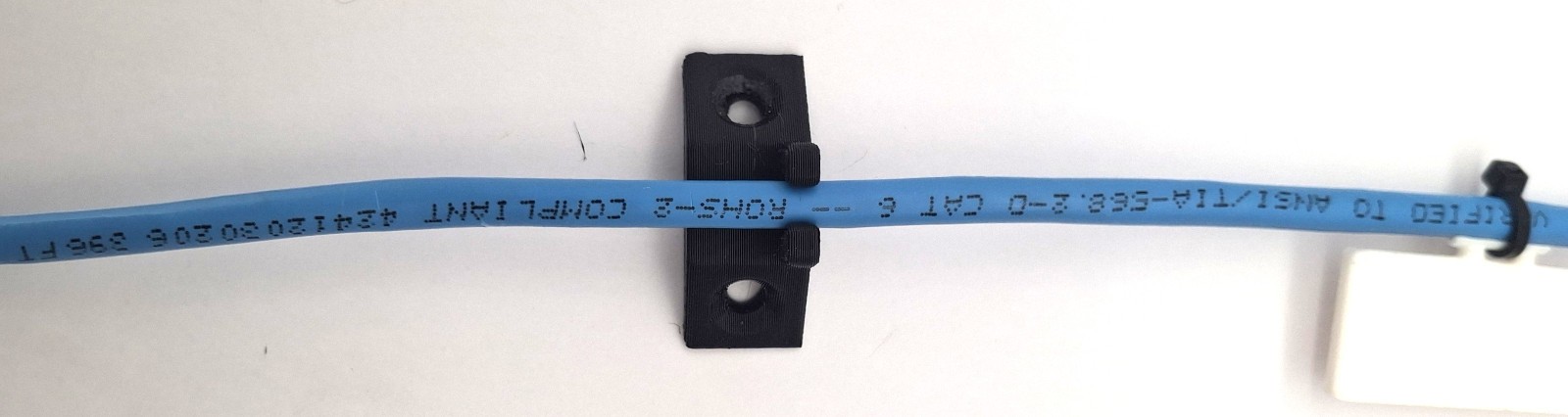 10 Pack Single Cable Mount Clips – Tight Space Stud Mount CAT6 Wire Holders