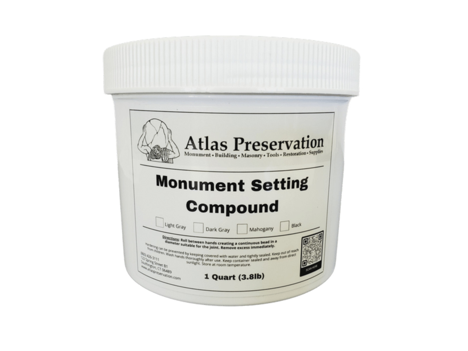 Monument Setting Compound - Dark Gray Quart