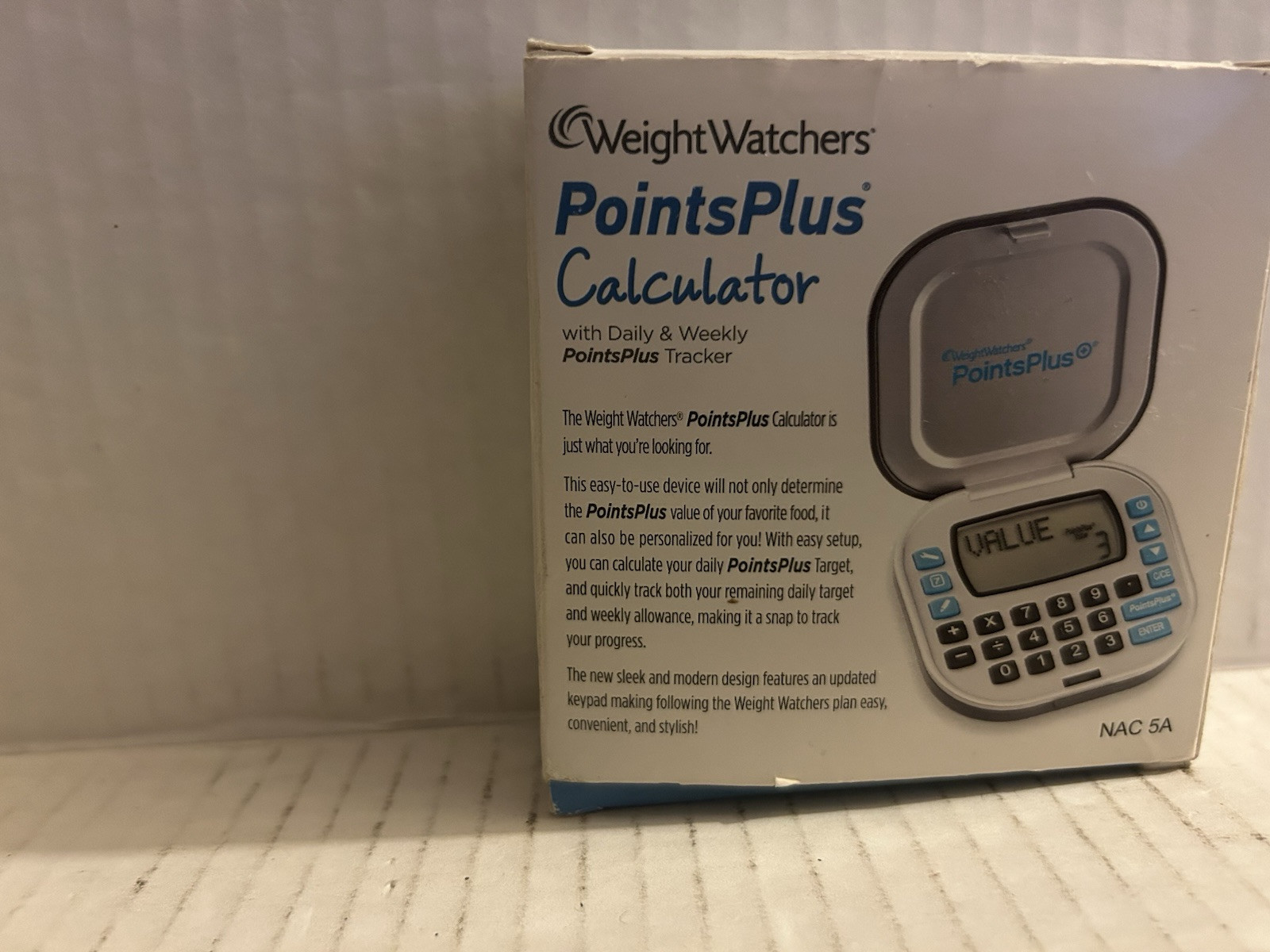 Weight Watchers calculator PointsPlus BIG BUTTON NAC-5A Daily Weekly Tracker