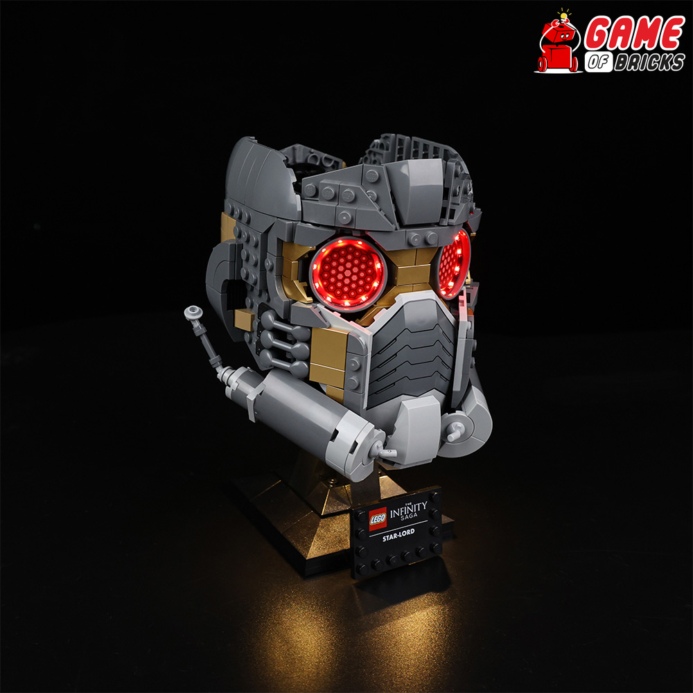 Light Kit for Star-Lord's Helmet - Compatible with LEGO® 76251 (Standard)