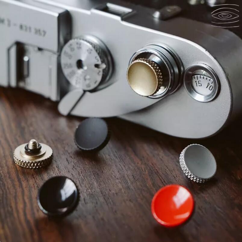 New 11mm Brass Camera Shutter Release Button for Fuji Leica Nikon Canon Olympus