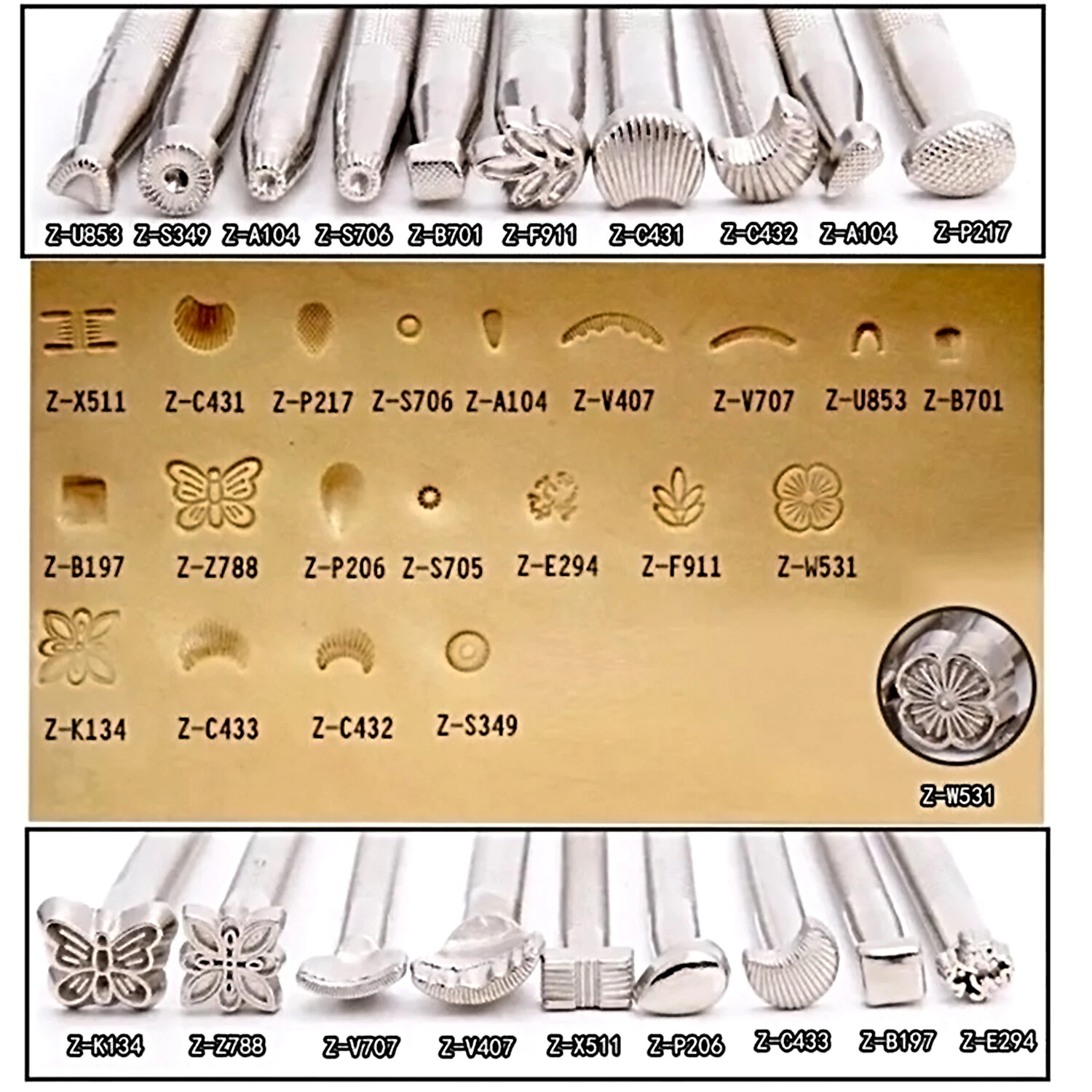 Leather Stamps Tools Working Saddle Making Set Carving Craft Stamps Punch Tool