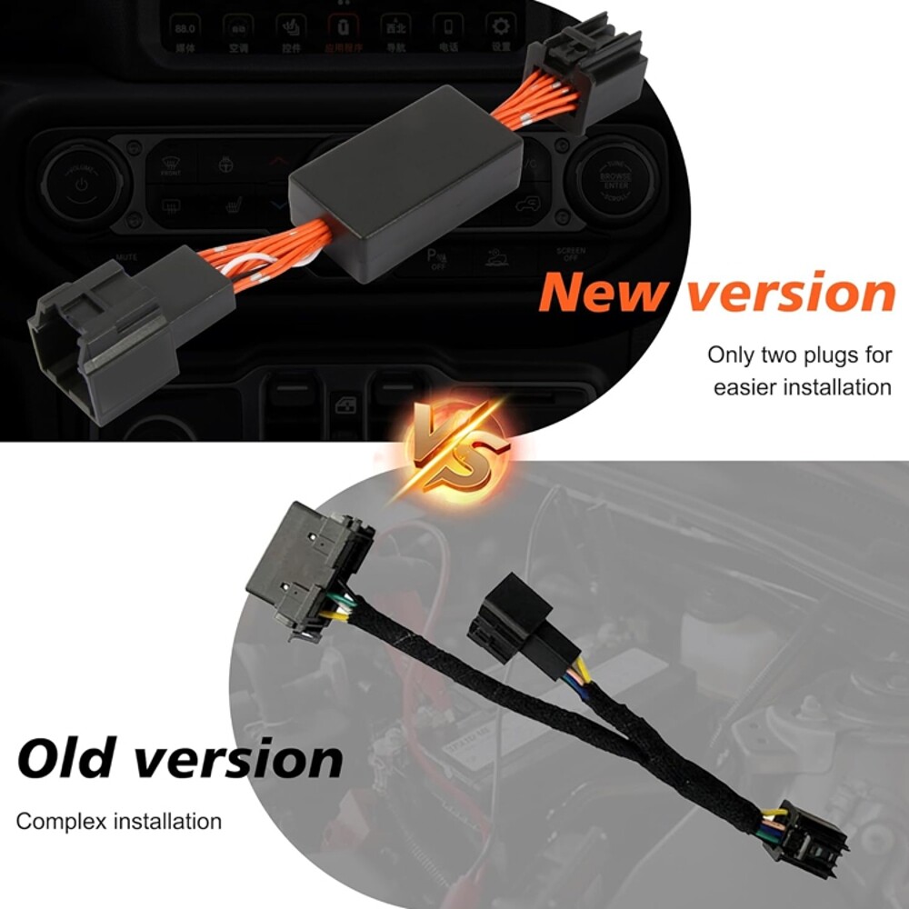 Auto Start Stop Eliminator Engine System Cable for 2018-23 Jeep Wrangler JL JLU