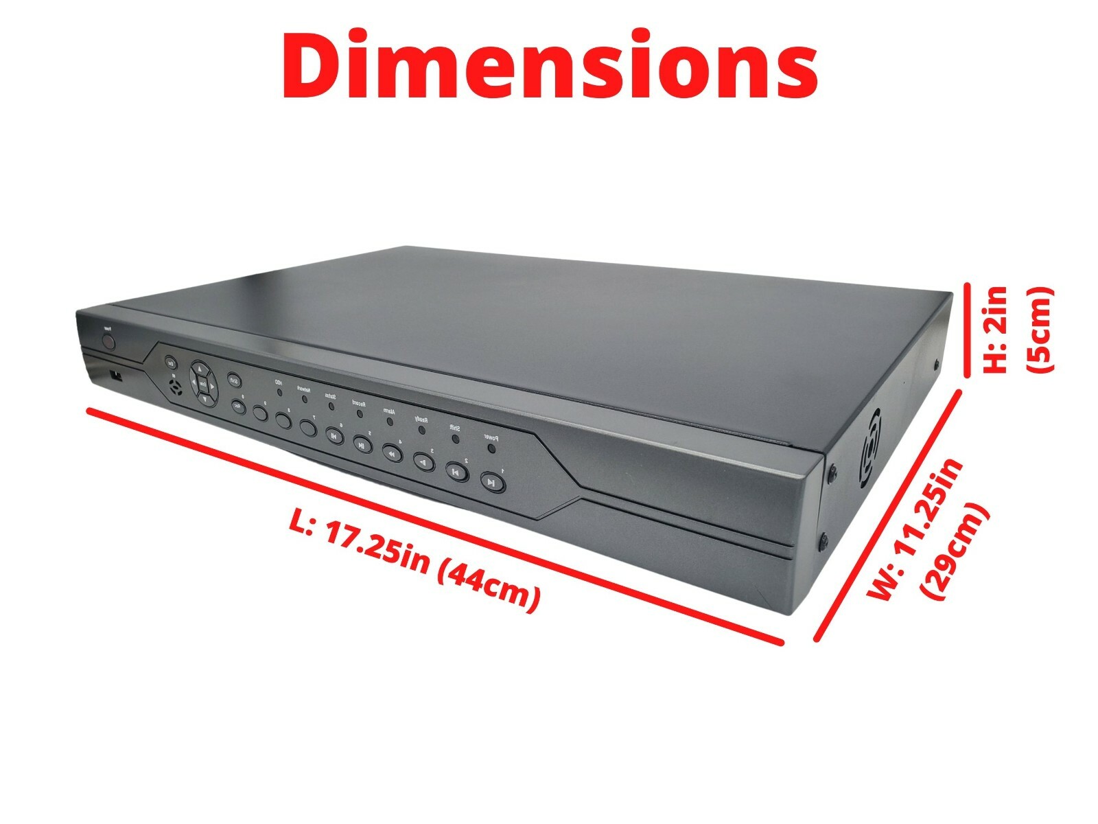 32Ch H.265 DVR Recorder 4TB Hard drive and 16 Security Camera System Remote View