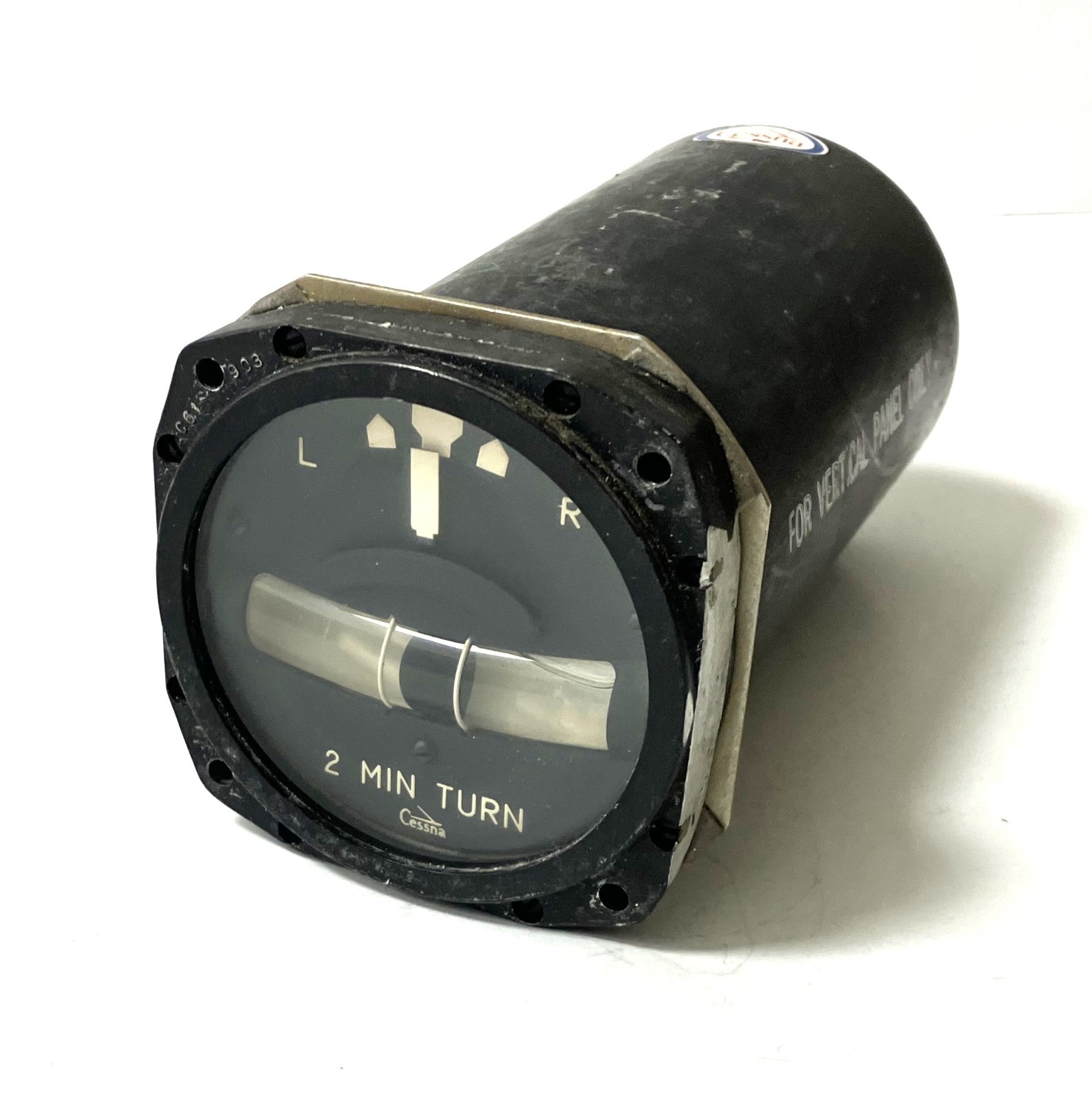 Vintage Cessna Airplane Logo S1413N1 RC Allen 2 Min.  Turn & Slip Indicator 12V