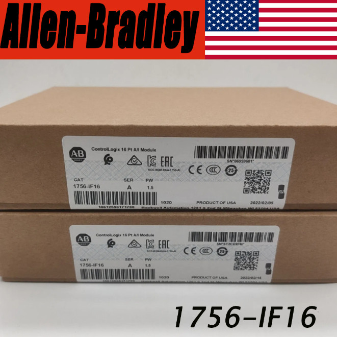 New Sealed AB 1756-IF16 ControlLogix 16 Pt Input Modul Free Shipping PLC 1PC US