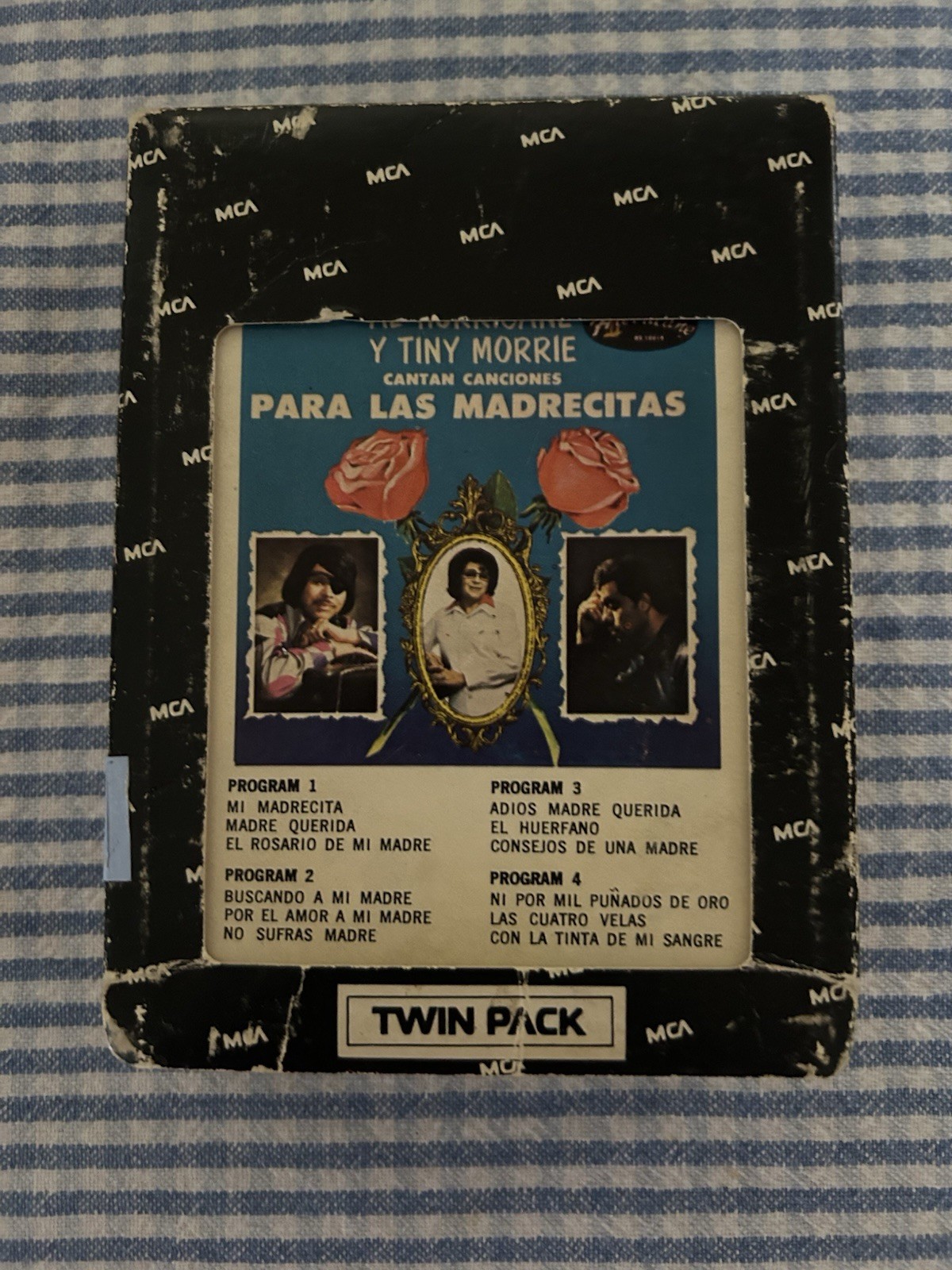 Al Hurricane y Tiny Morrie Para Las Madrecitas Tejano VTG 8-Track Untested
