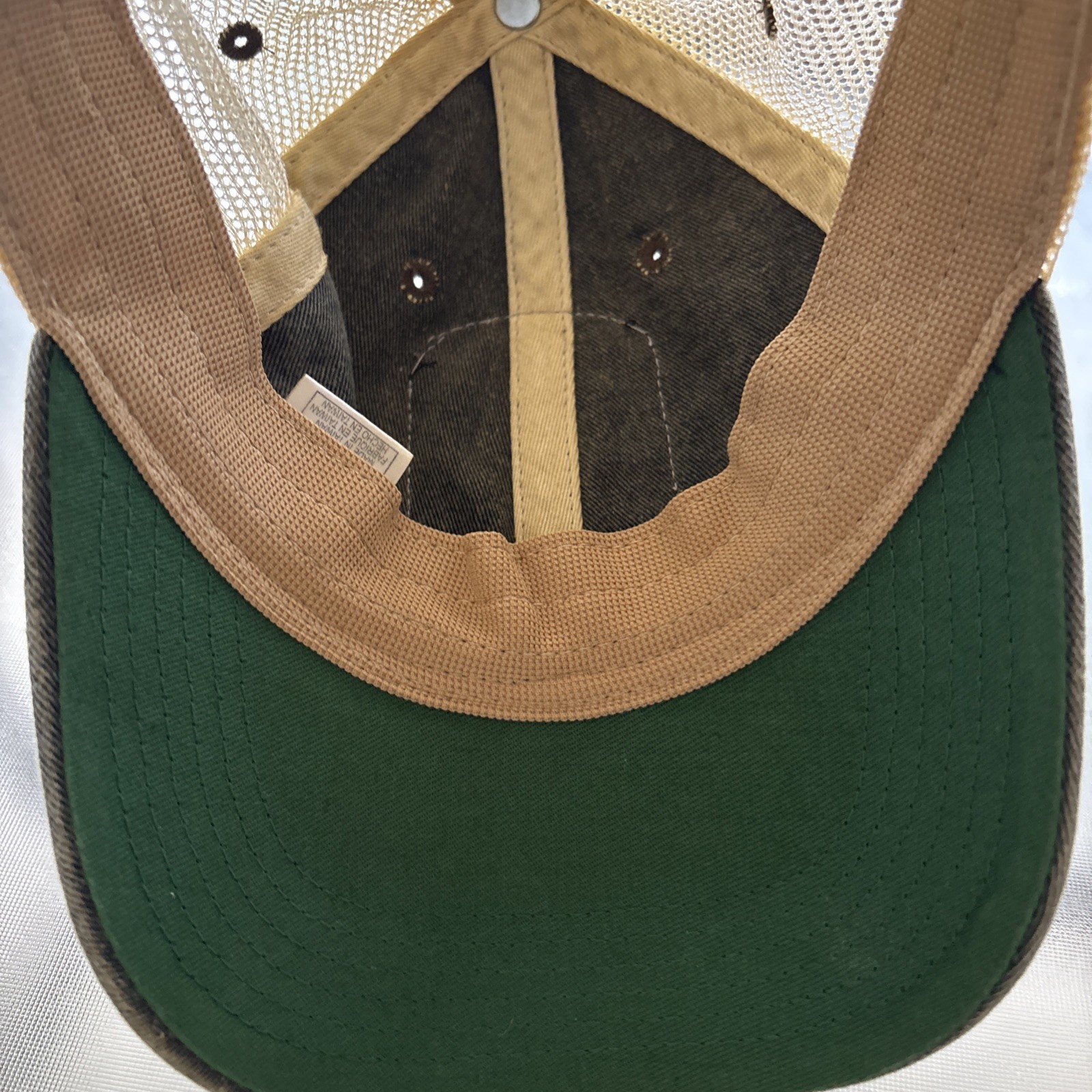Hamm's Beer Bear Vintage Mesh Trucker Snapback Hat Blue
