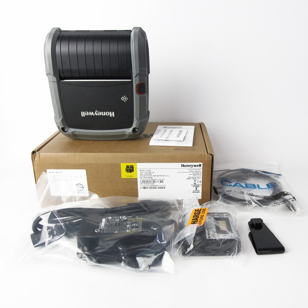 Honeywell RP4F Thermal Label Printer RP4F0010D22 & AC Cord & Battery, Bluetooth