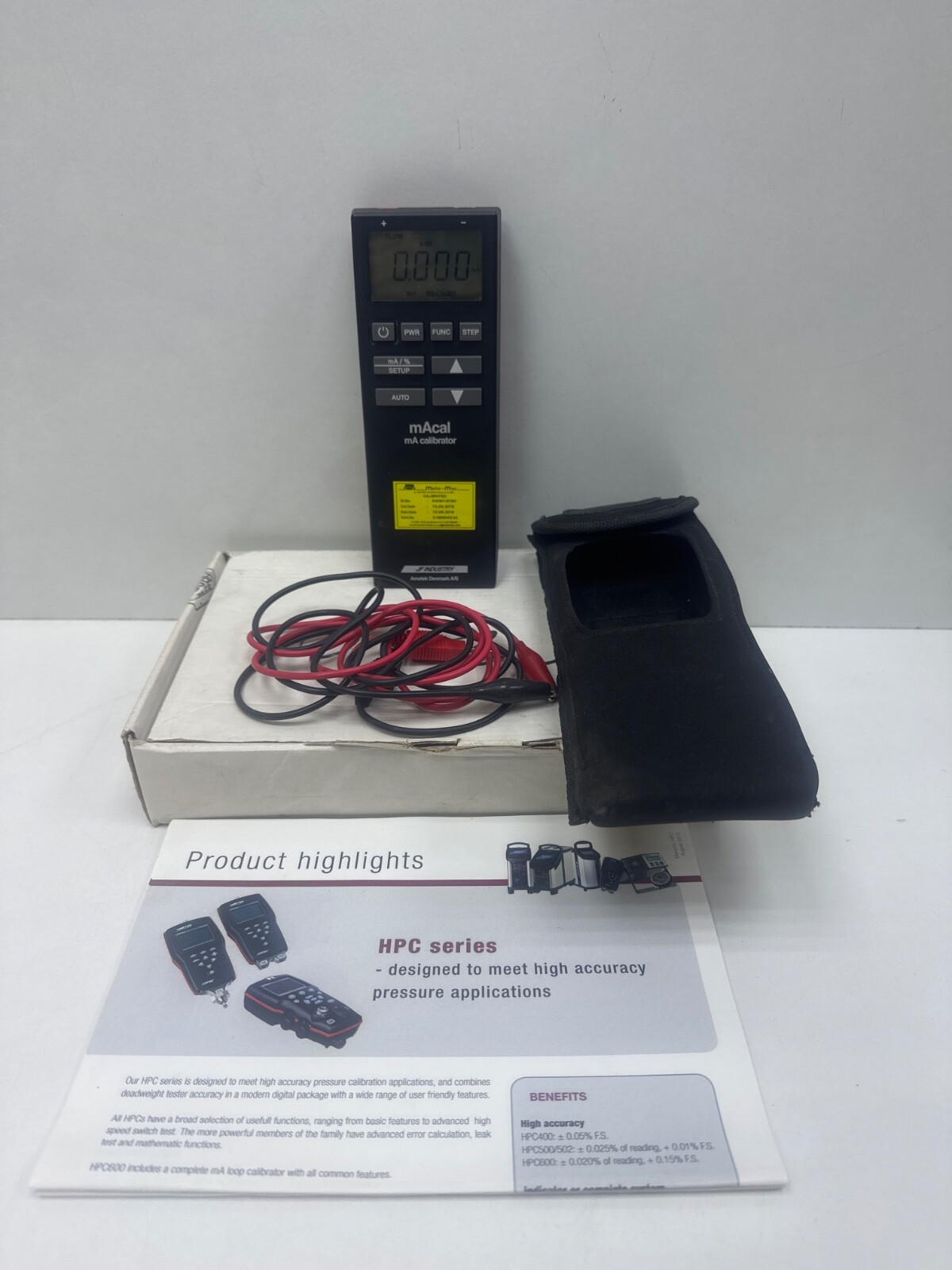 Ametek Jofra mACAL Loop Calibrator