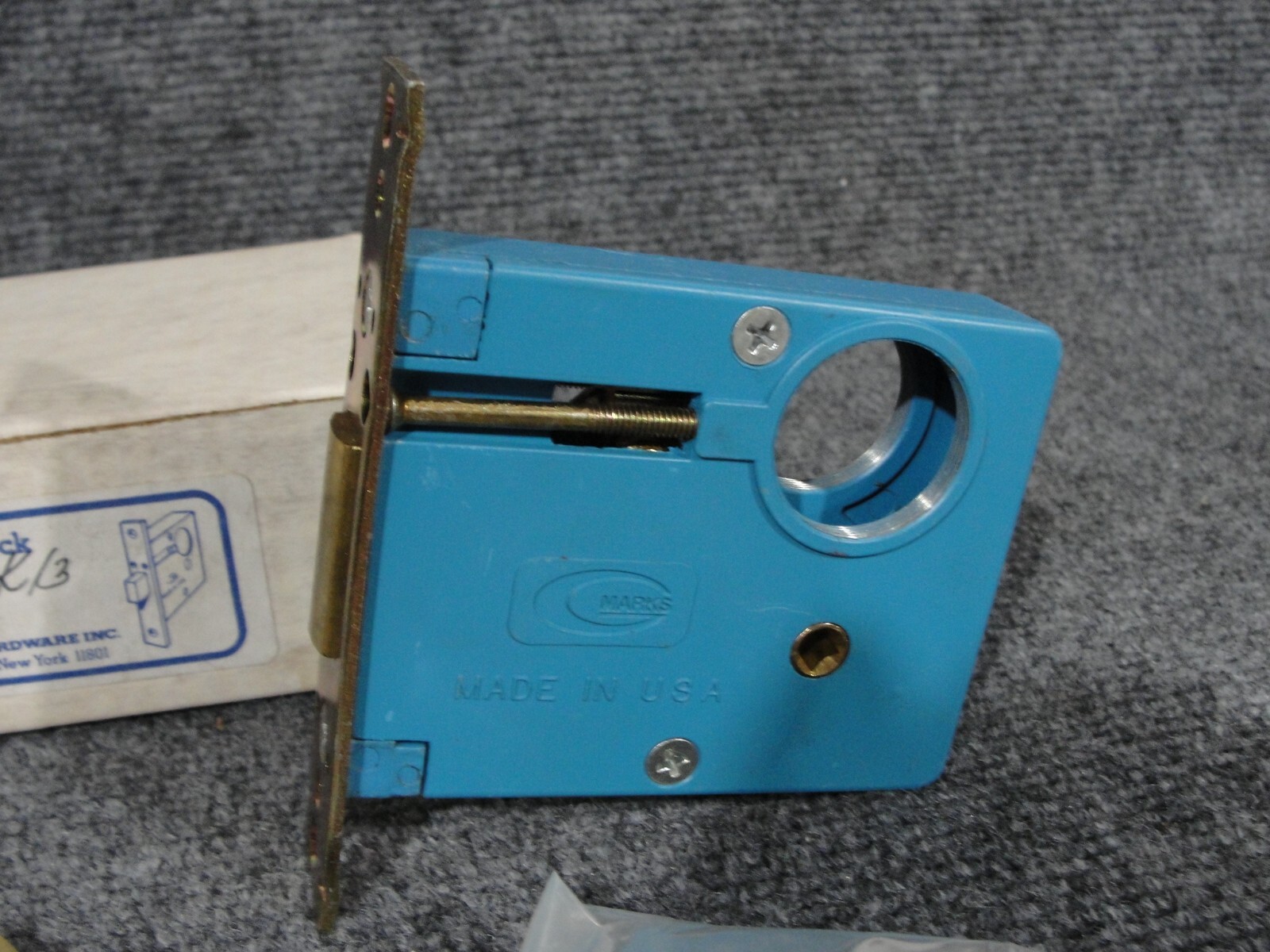 Marks 3/4" Diameter Turnpiece Mortise Deadlock 30 With Cylinder & Keys