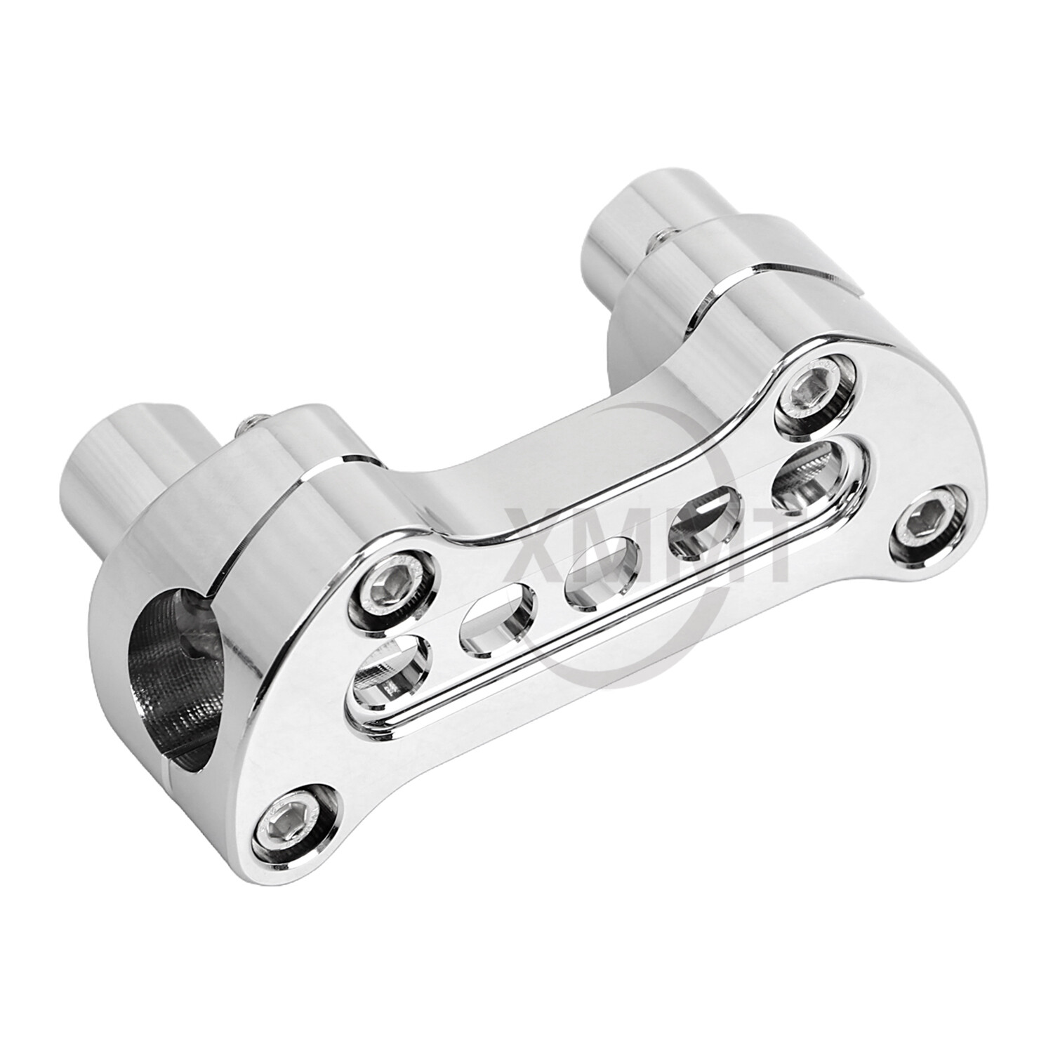 1.7" Handlebar Risers W/ Top Clamp For Harley 1" Bar Dyna Street bob Softail XL