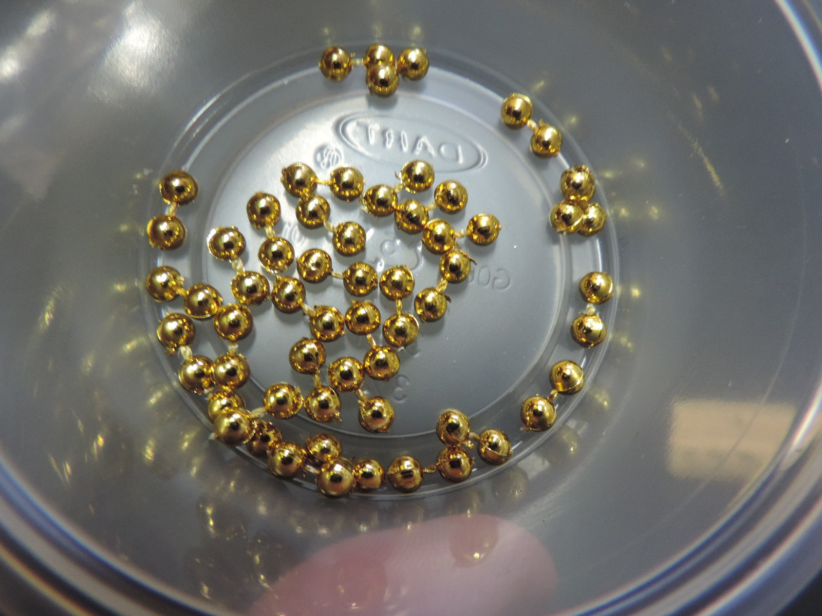 30 Medium 1/8" GOLD Plastic Mono Eyes for Fly Tying