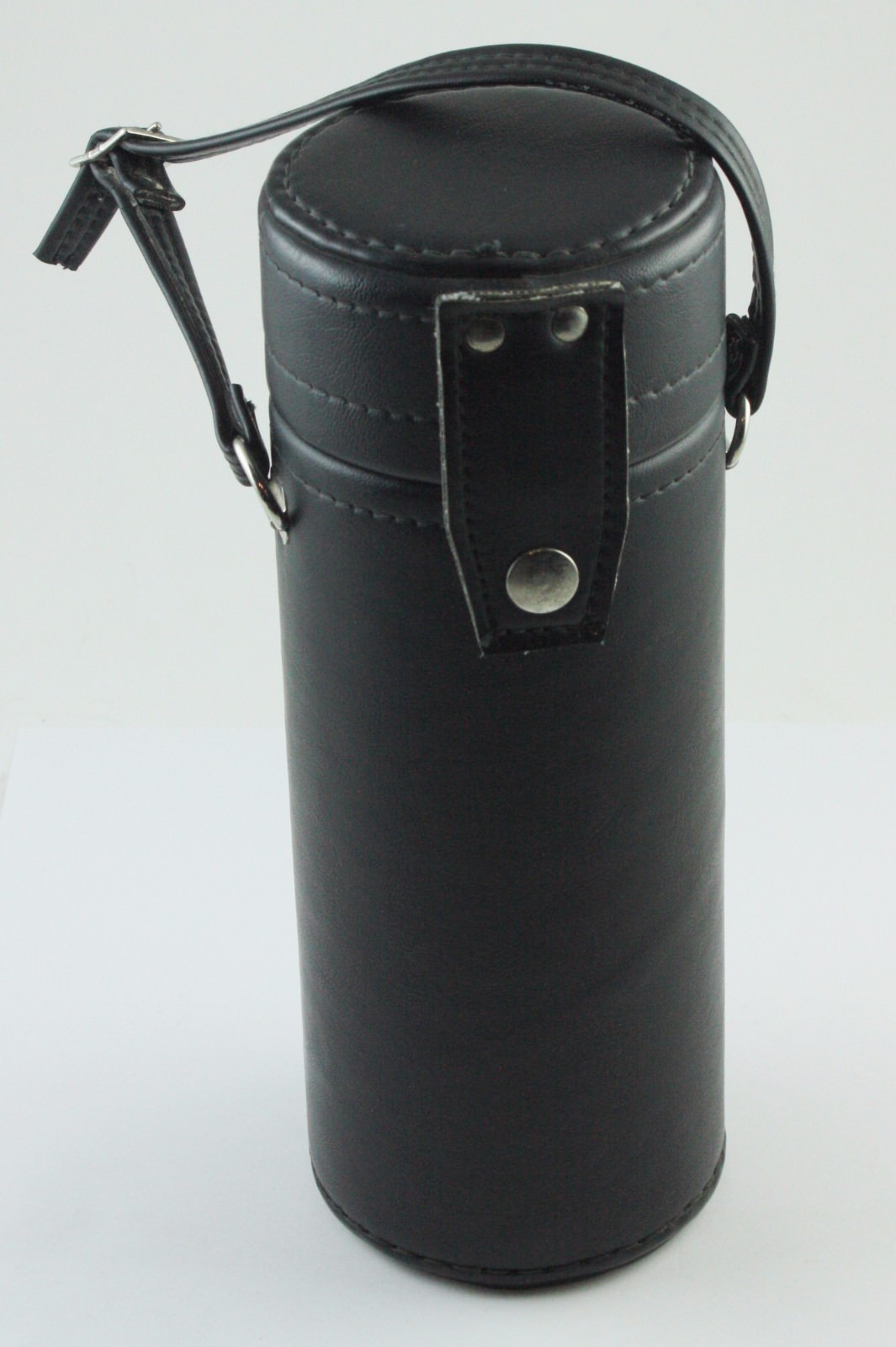 Unbranded - Heavy Duty Protective Lens Carry Case - Black Vinyl - 10" x 3.5"