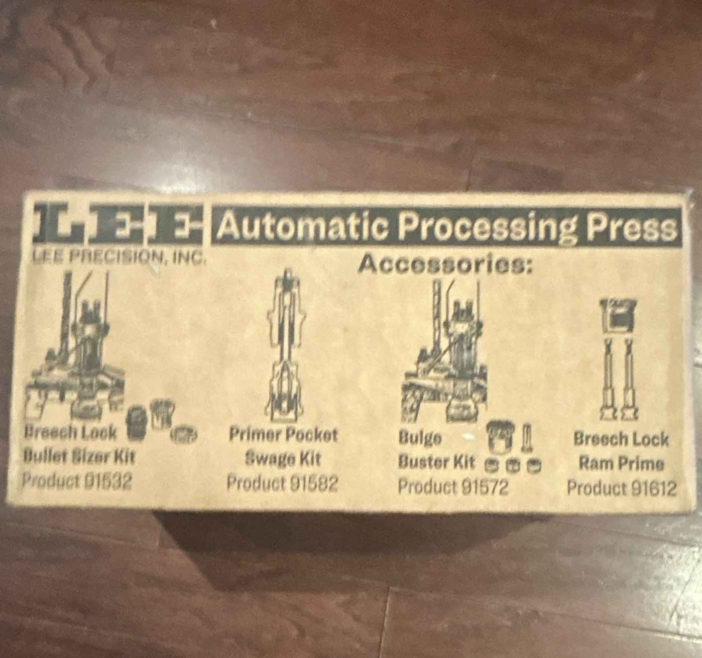 Lee Precision Automatic Processing Press Accessory Reference Card 91532 91582