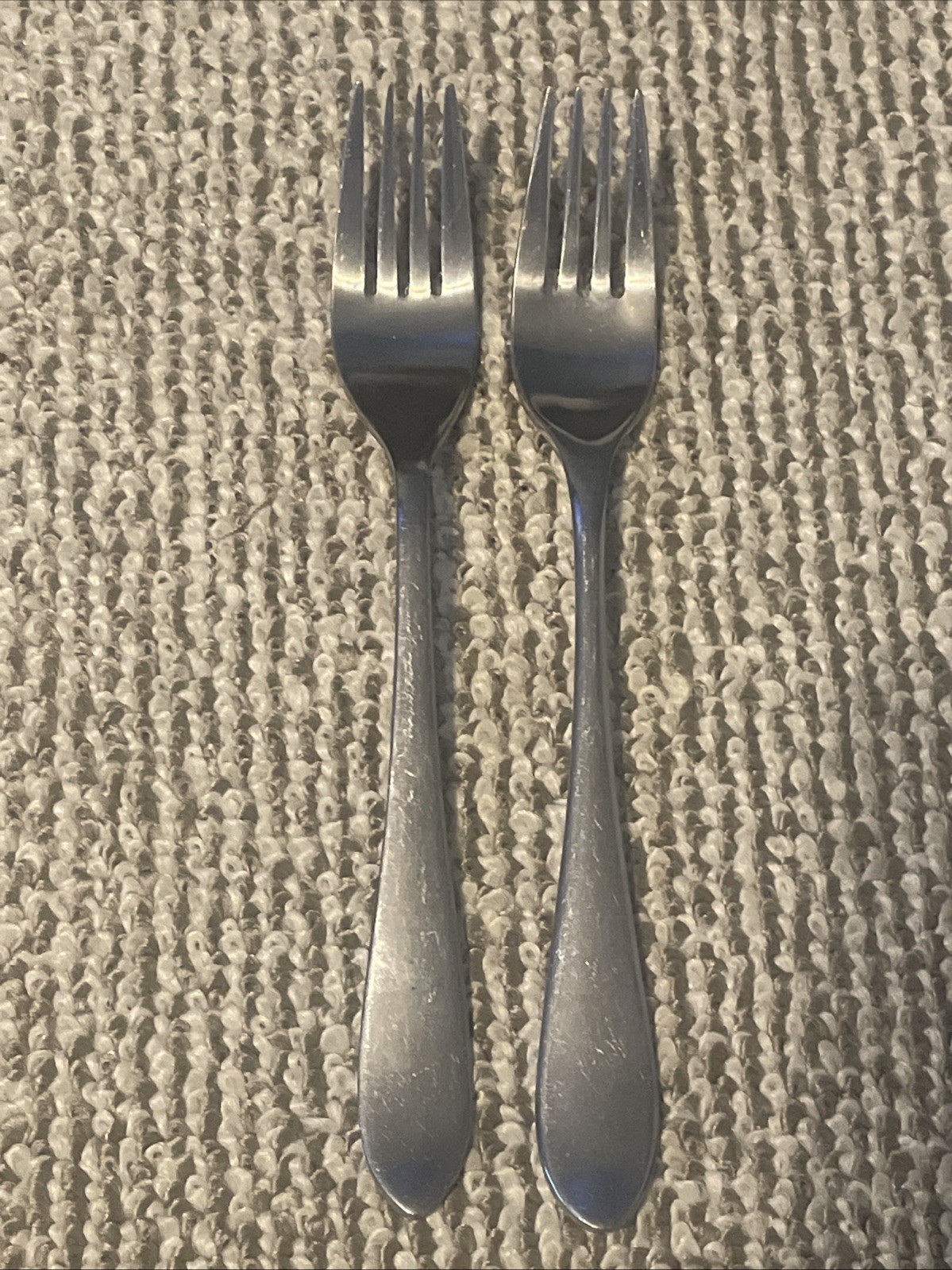 Set of 2 Salad Forks Robert Welch Meridian Satin Stainless Steel 7 1/4"