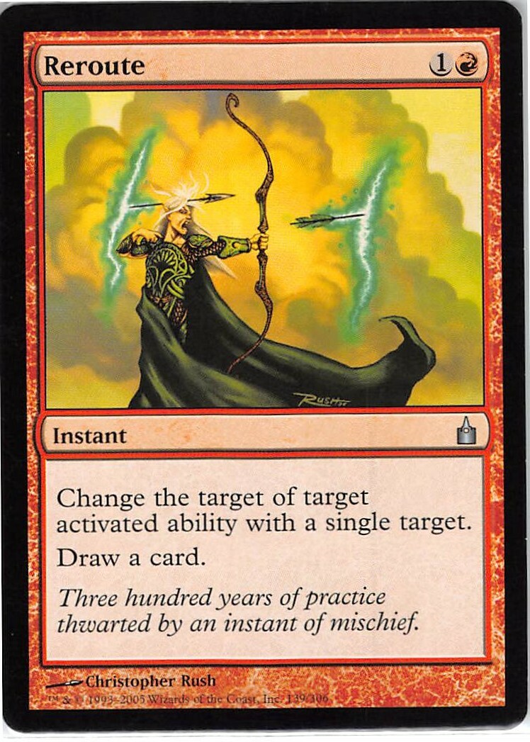 Reroute *Uncommon* Magic MtG x1 Ravnica SP