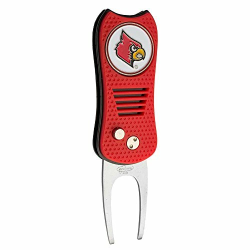 Louisville Cardinals Switchblade Divot Tool with ball marker,  magnetically a...