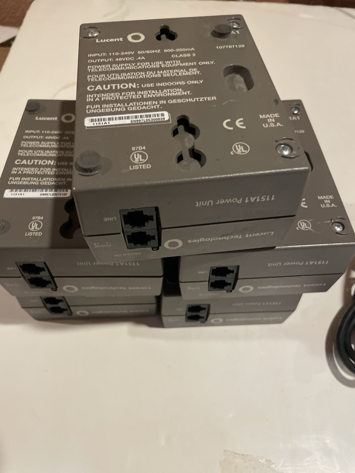 LOT OF 5 - Lucent Technologies 1151A1 Power Unit