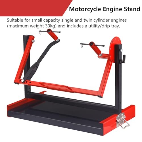 Motorcycle Engine Stand for All Vertical-Type Single Cylinder 2 or 4-Stroke