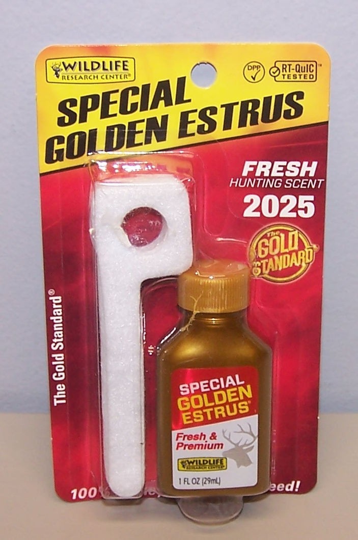 Wildlife Research Center Special Golden Estrus Hunting Scent 1oz 2 Scent Wicks