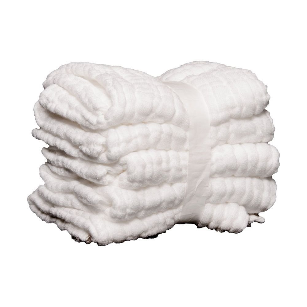 Vinyl Record Drying Cloths Extra-Thick 100% Cotton Washable - 5 Pack for LPs