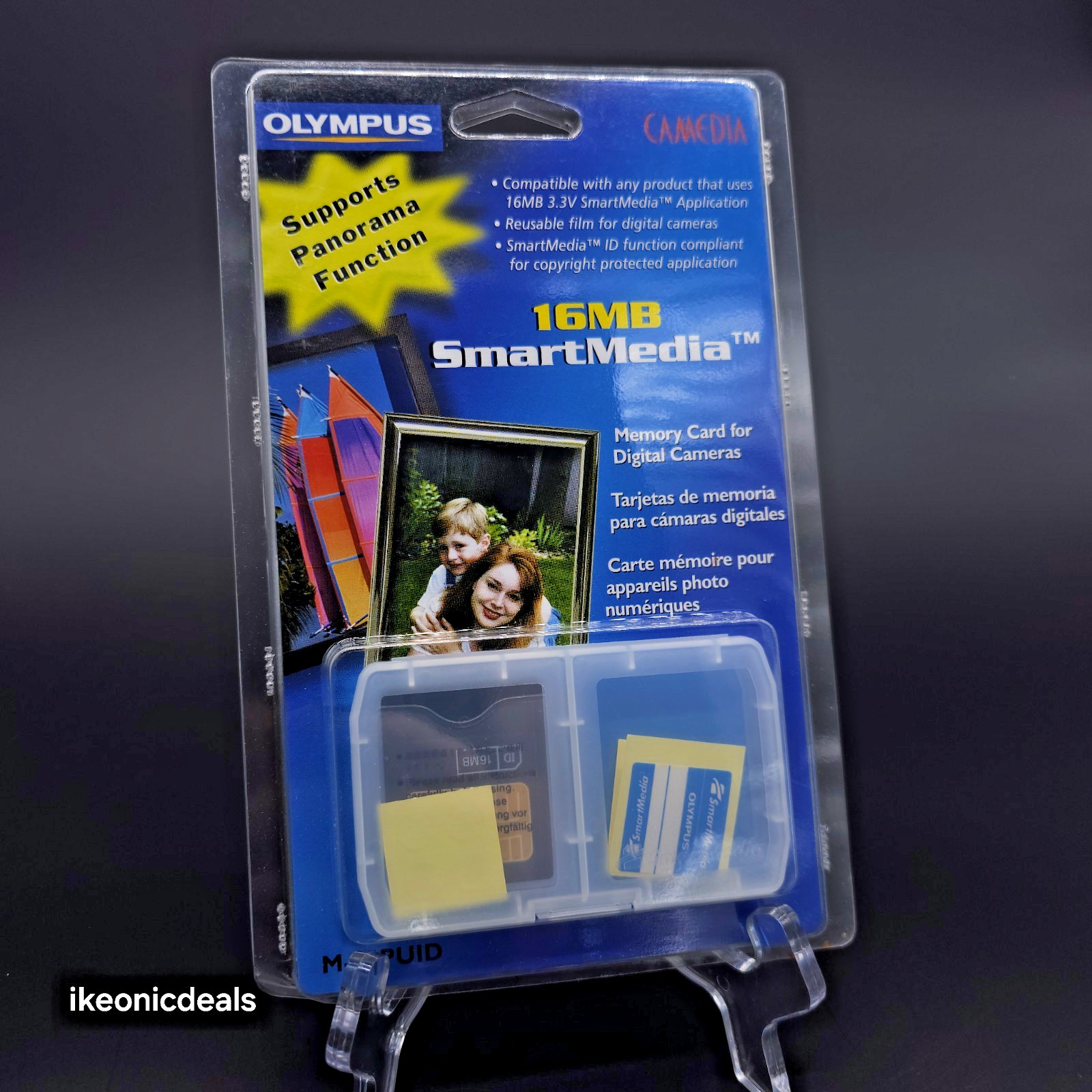 Genuine Olympus 16MB SmartMedia Card - M-16PUID 3.3V - 200679 - Vintage Sealed