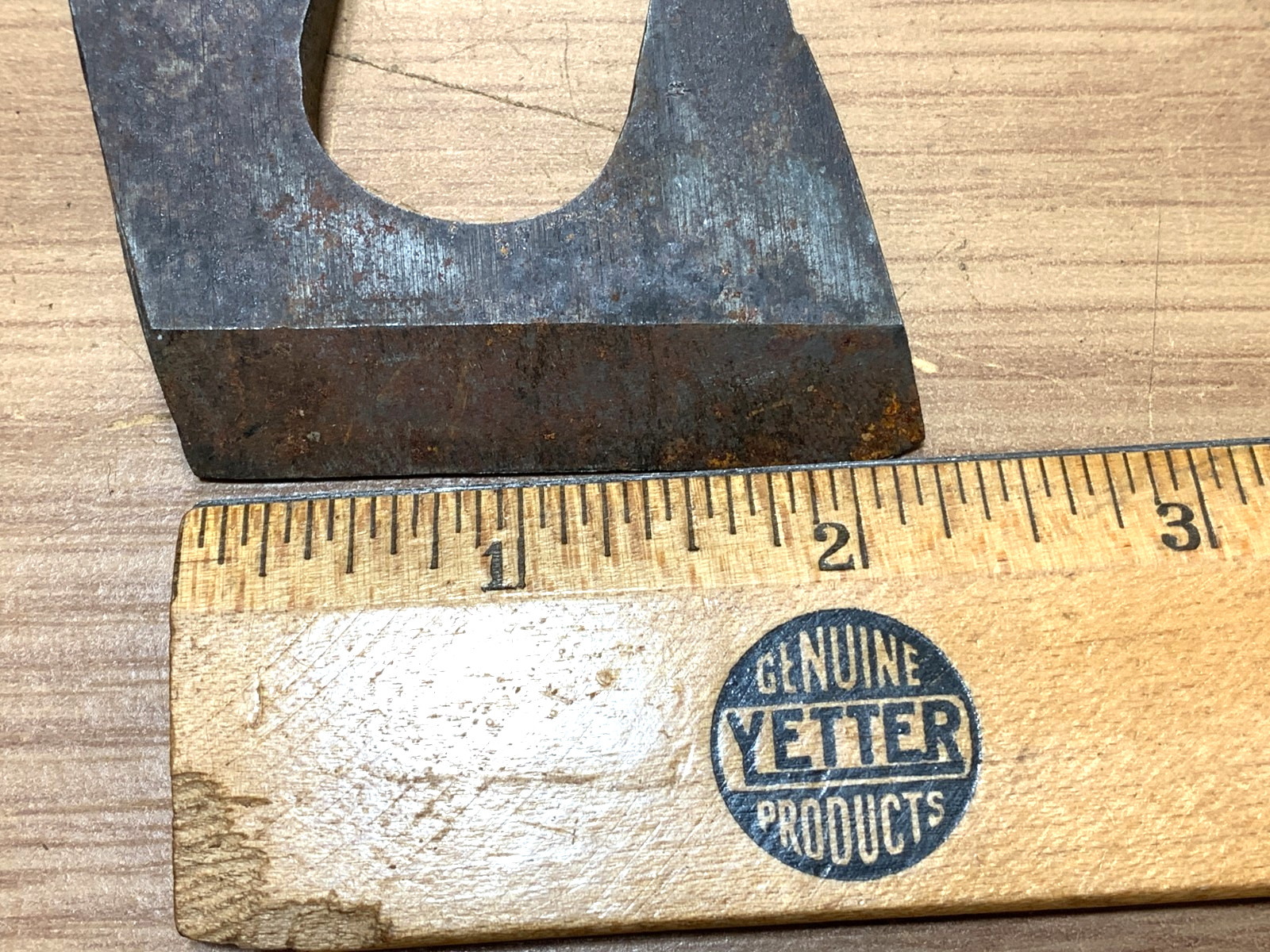 Antique Woodworking Cast Iron Barrel Scraper Blade tool