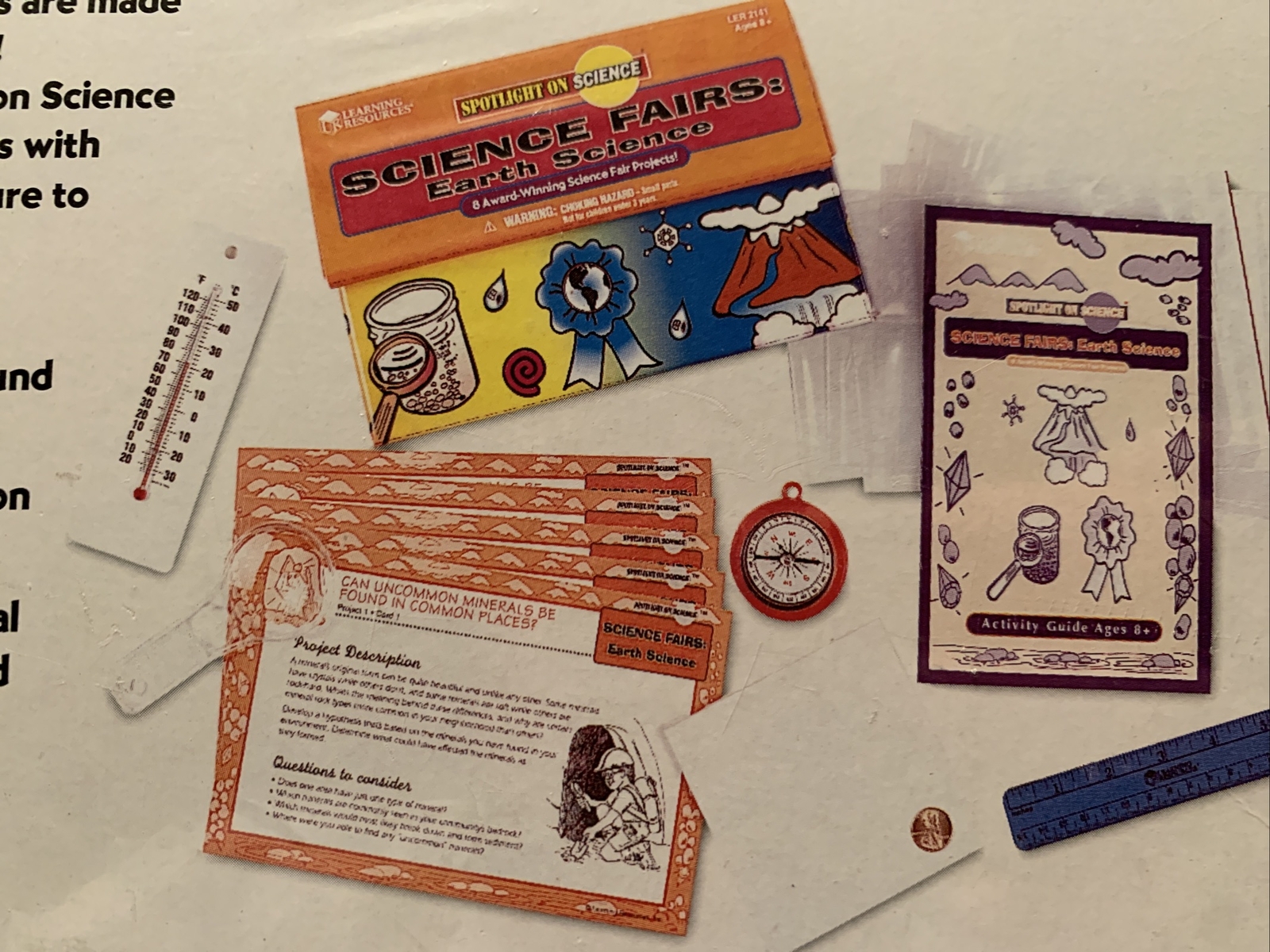 Learning Resources Spotlight on Science Science Fairs Earth 8 Activities Sealed