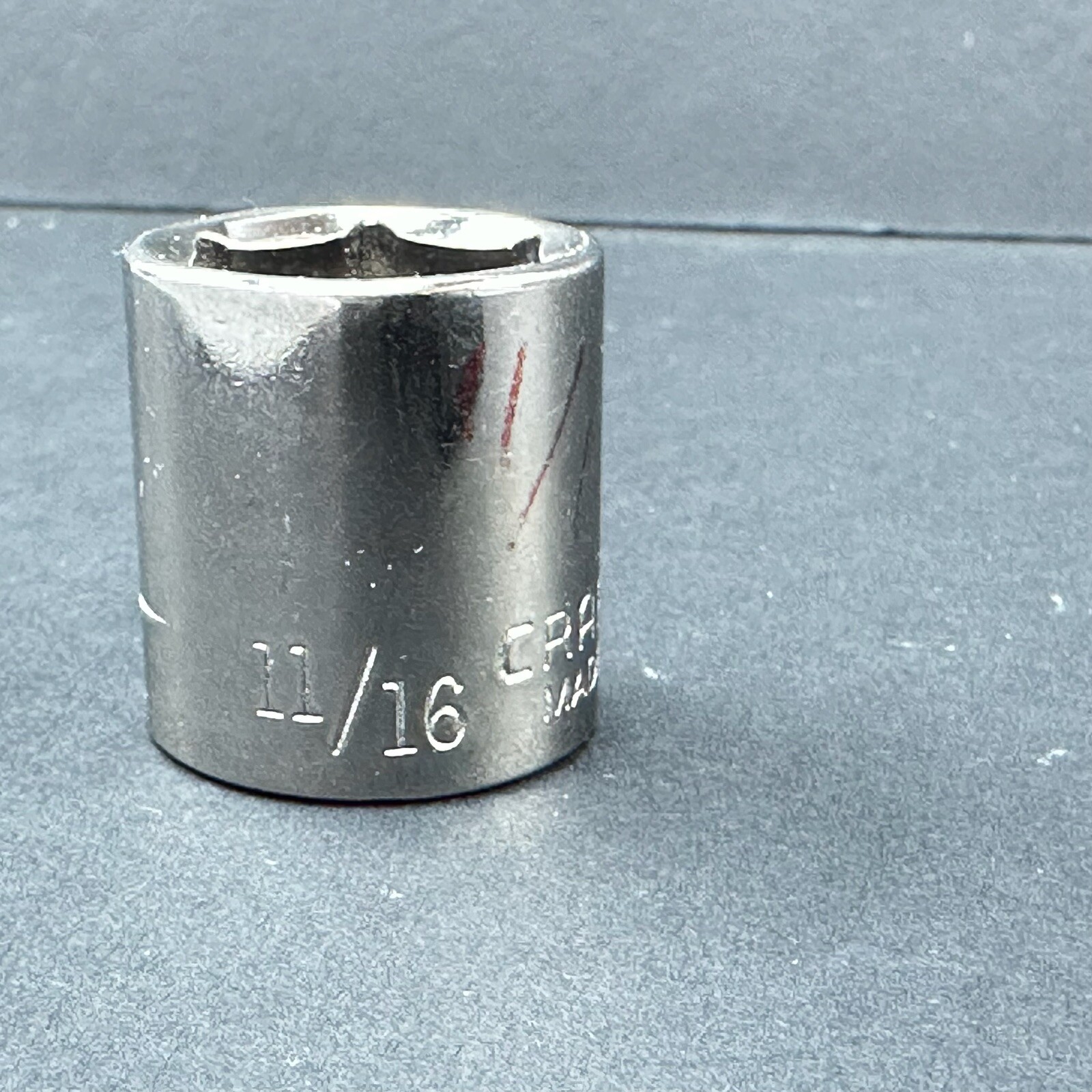 Craftsman 11/16 3/8 Drive 6 Point SAE Shallow Socket Inv G2-43006