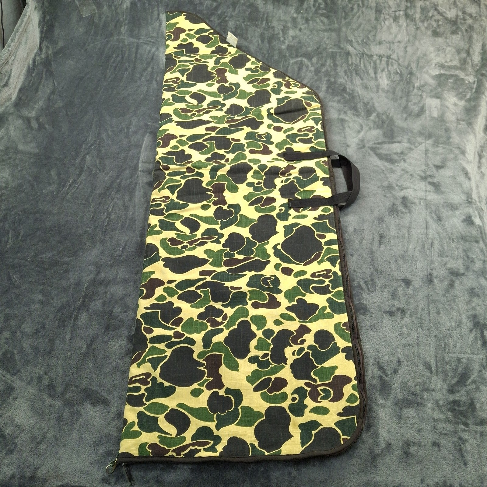 Vintage Ideal Duck Hunter Frogskin Camo Recurve Bow Case Talon USA 52in