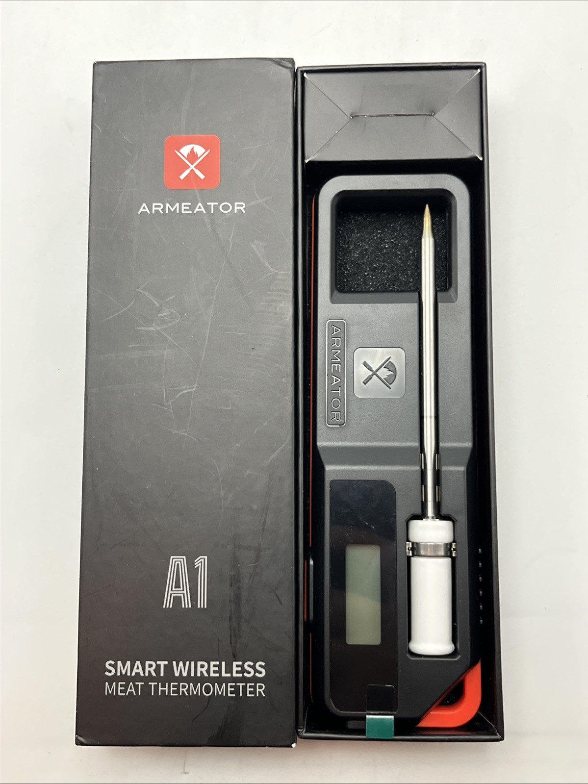 Armeator A1 Smart Wireless Meat Thermometer Bluetooth BBQ Grill Smoker Probe