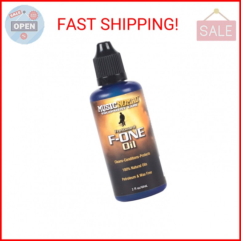 MusicNomad F-ONE Fretboard Oil Cleaner & Conditioner 2 oz (MN105)