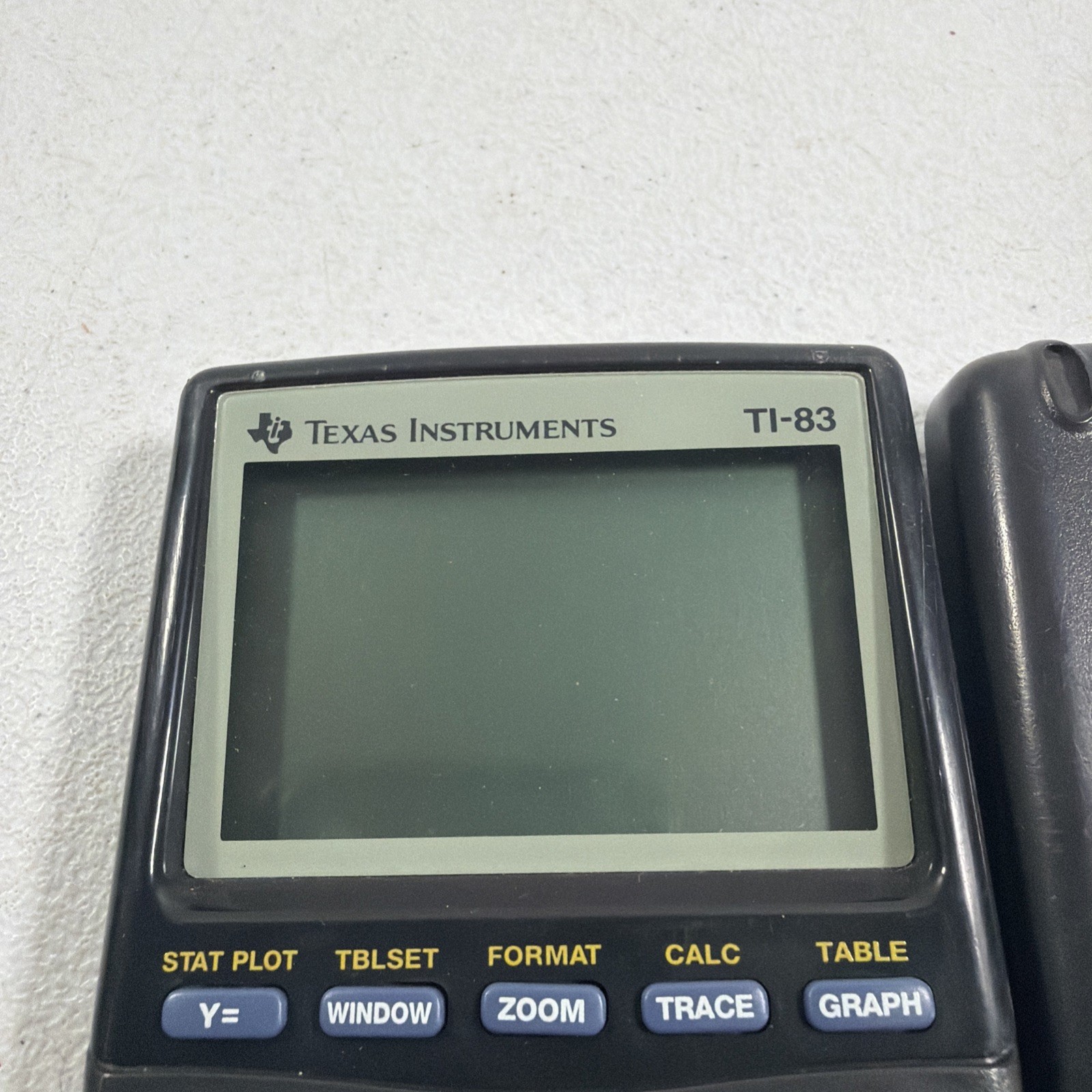Texas Instruments TI-83 Handheld Graphing Calculator with cover Tested Working