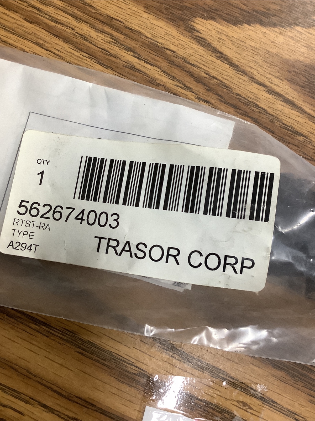 Trasor Corp 562674003 RTST-RA Type A294T
