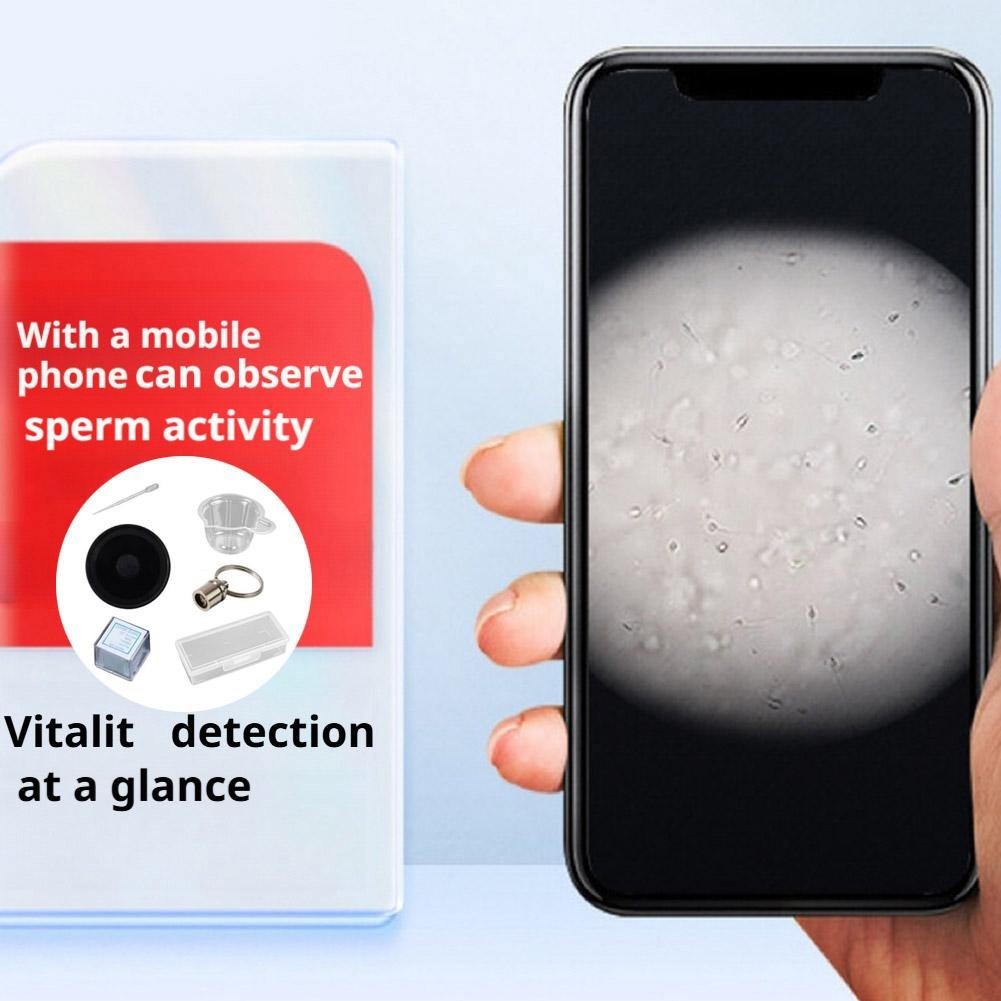 ·Mobile Phone Microscope Magnifying Glass Sperm Activity Detection J8X5