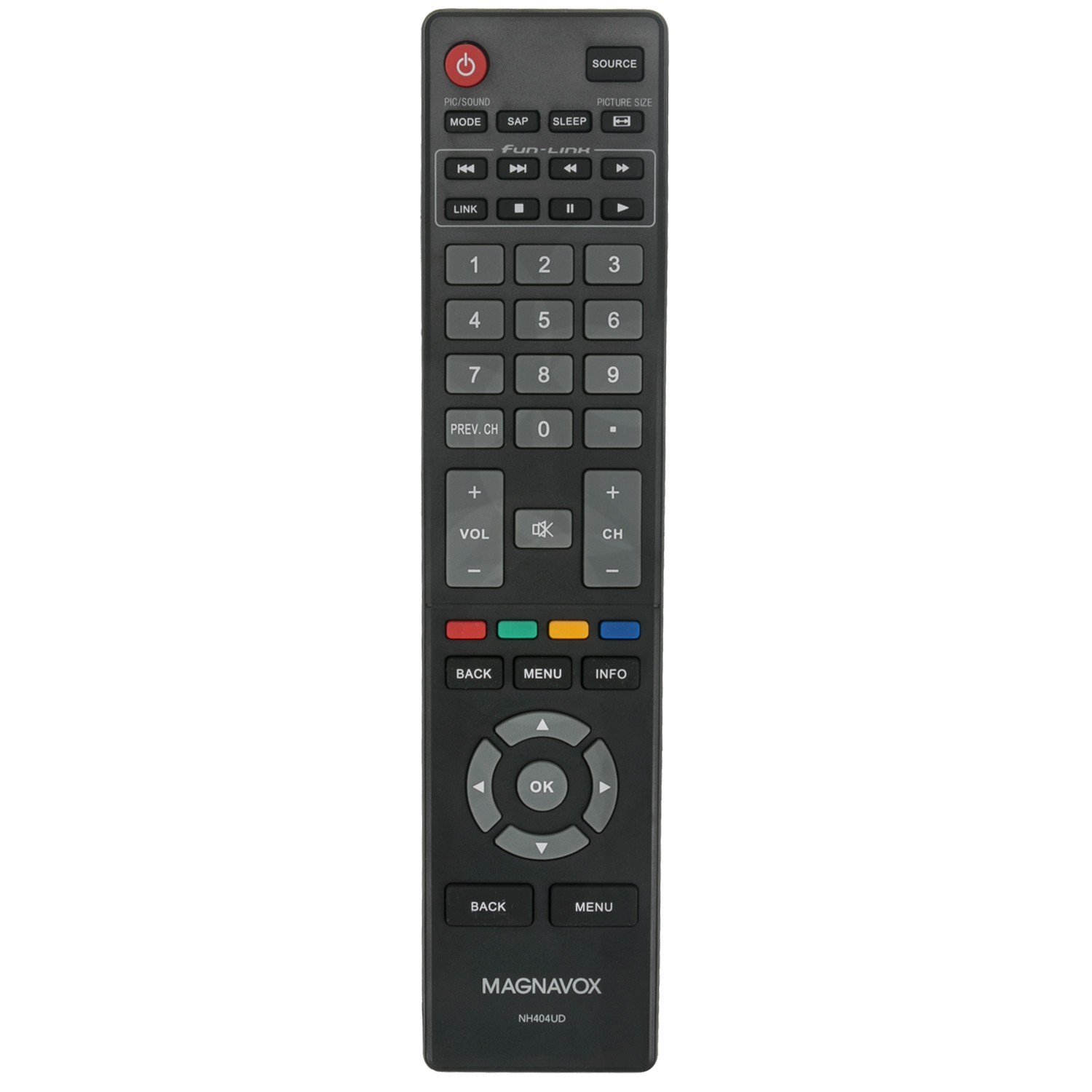New NH404UD Remote Control for Magnavox 39ME313/F7A 39ME313V/F7 32ME305V TV
