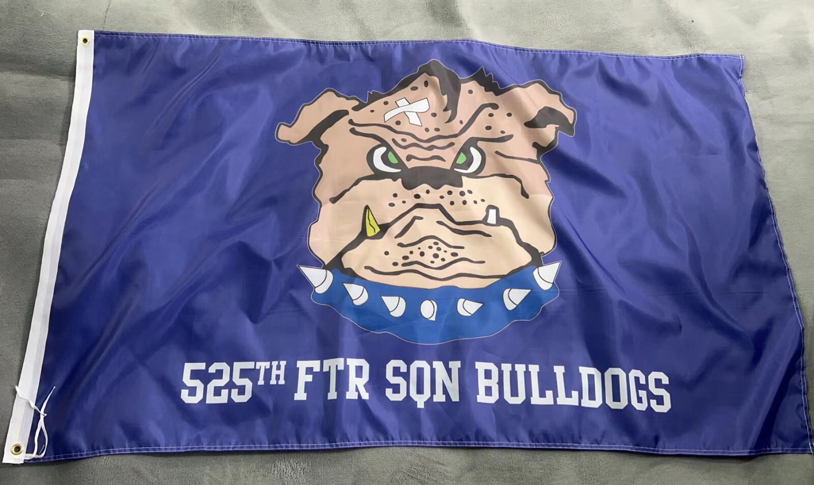 USAF 525th Fighter Squadron "Bulldogs" 3x5 ft Single-sided Flag Banner