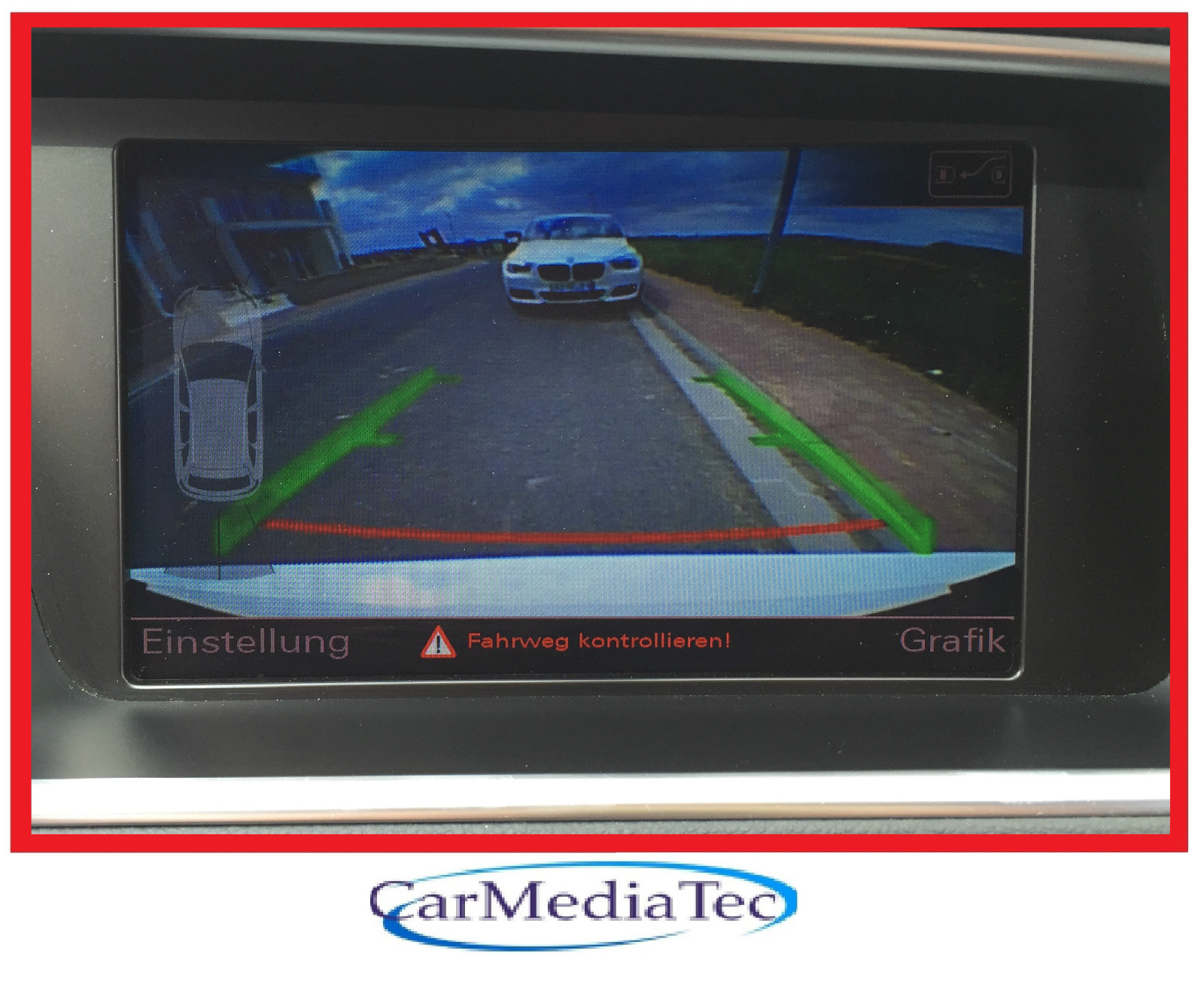 Audi Q5 SQ5 8R reversing camera MMI original retrofit kit camera RFK recessed grip
