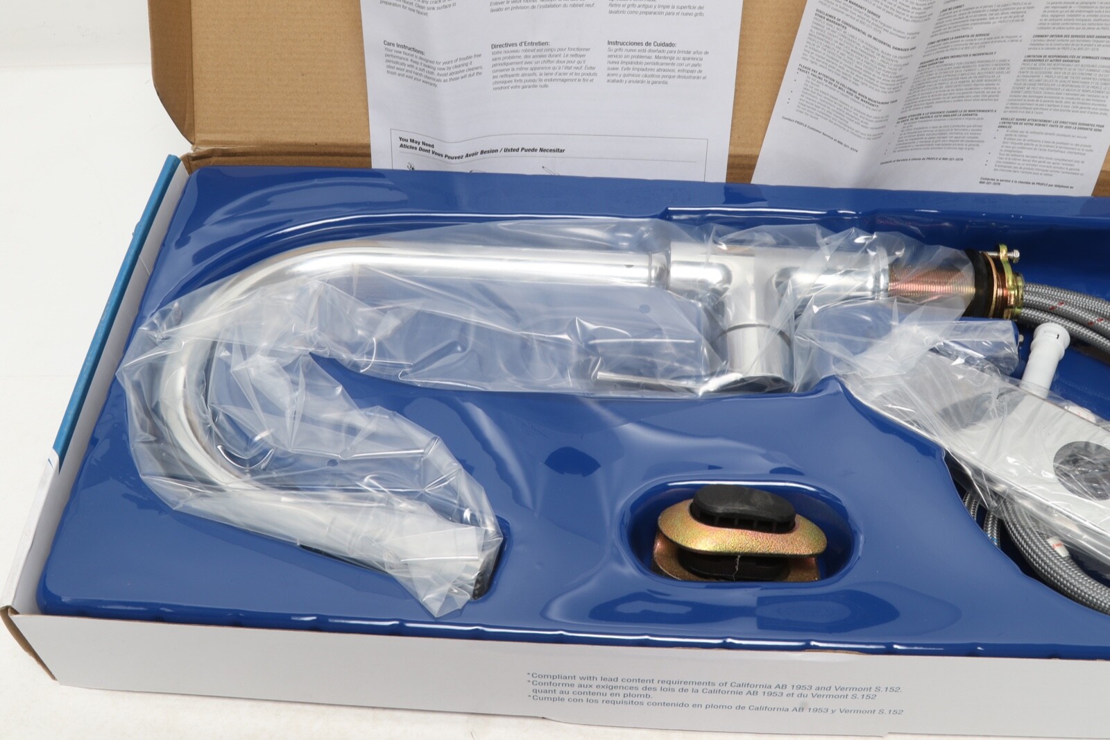 ProFlo Loftus Single Handle Pull Down Kitchen Faucet PFXC4012CP