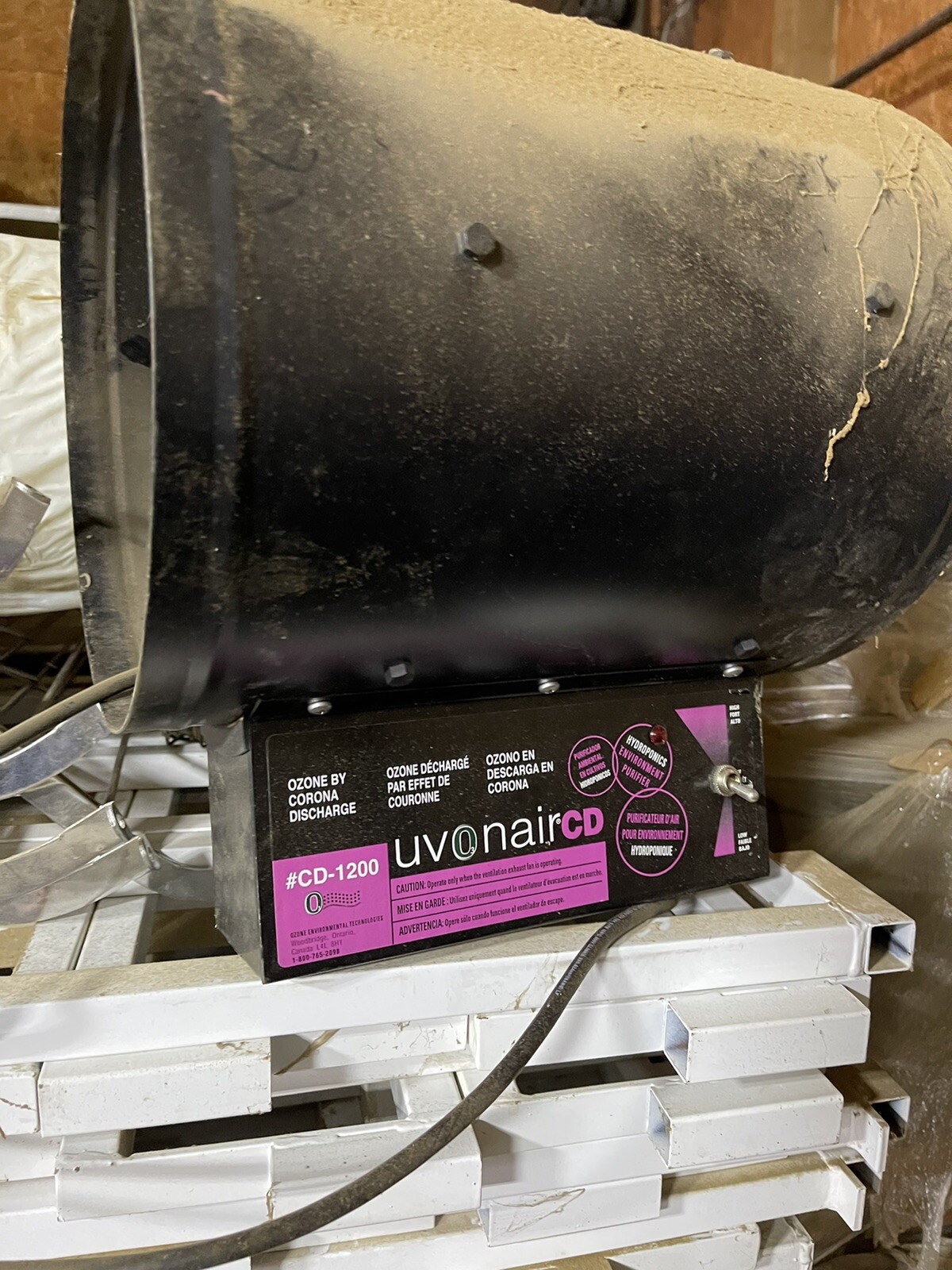 Uvonair Cd-1200 Ozone generator