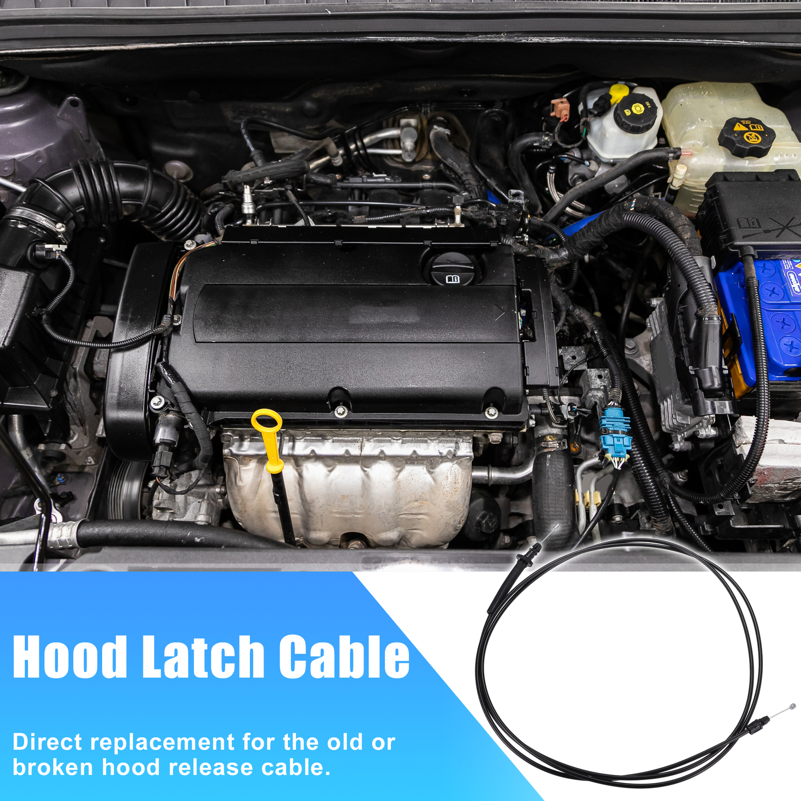Pack of 1 For Chevy Impala Monte Carlo Lacrosse No.10311086 Hood Release Cable