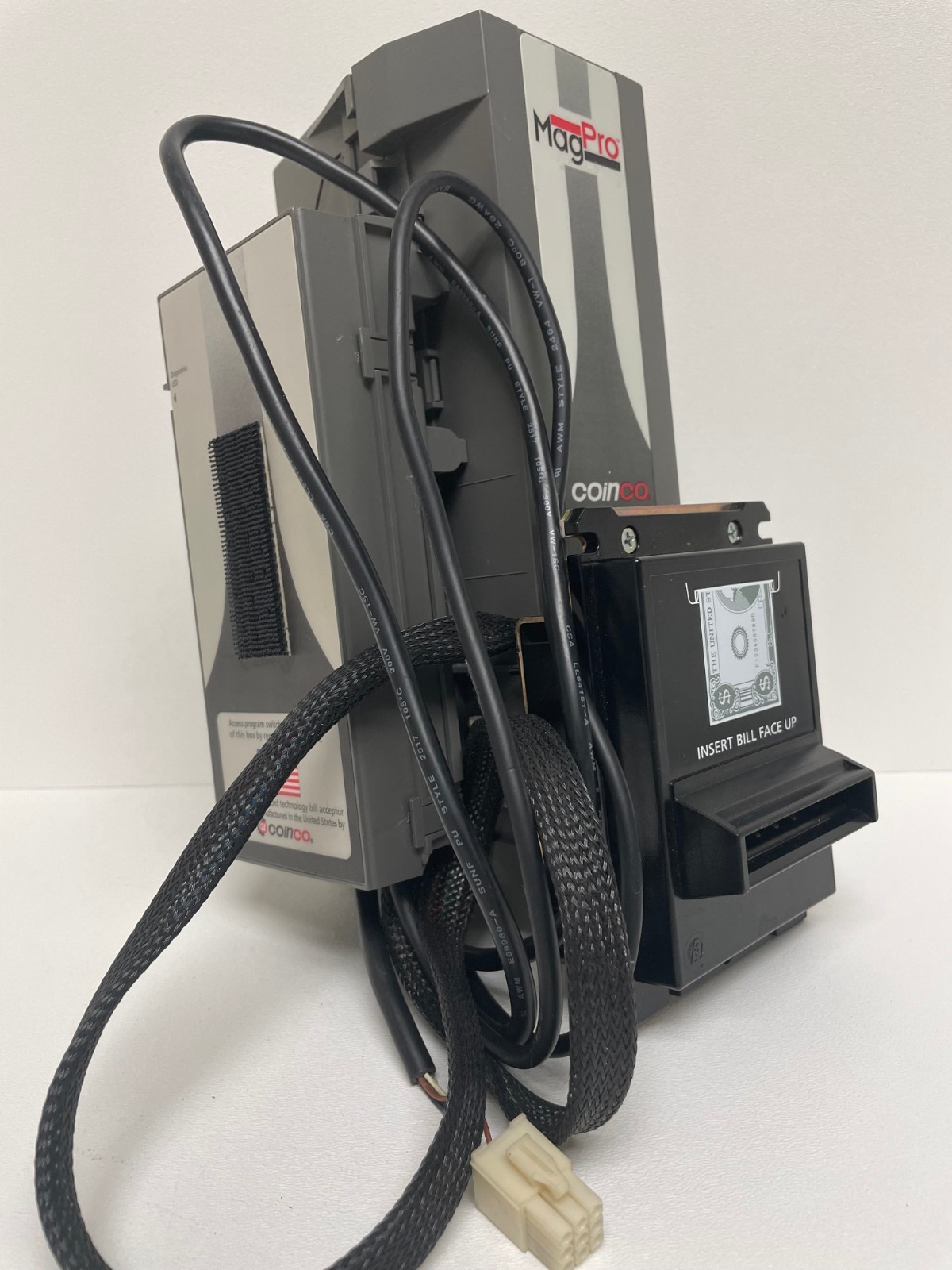 COINCO MAG50SA BILL ACCEPTOR, BILL VALIDATOR *COMPLETELY REBUILT* $1 only