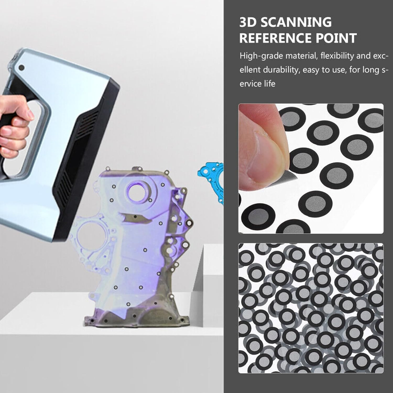 3D Scanning Dots Scanning Markers Tracking Dots For 3D Scanning High Reflective