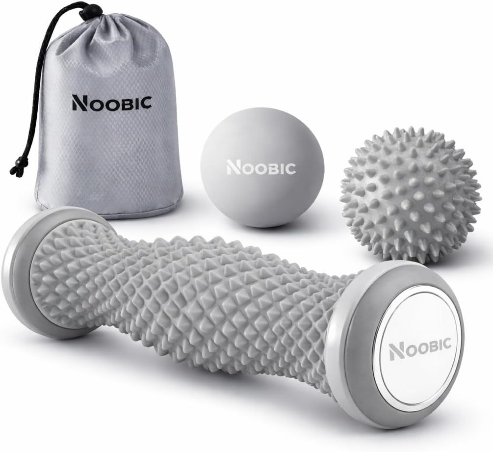 Foot Roller for Plantar Fasciitis Pain Relief – Deep Tissue Foot Massager Kit
