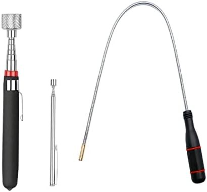 3 Pack Telescoping Magnet Pick-up Tool Set - Retrieving Telescoping Magnet Picku